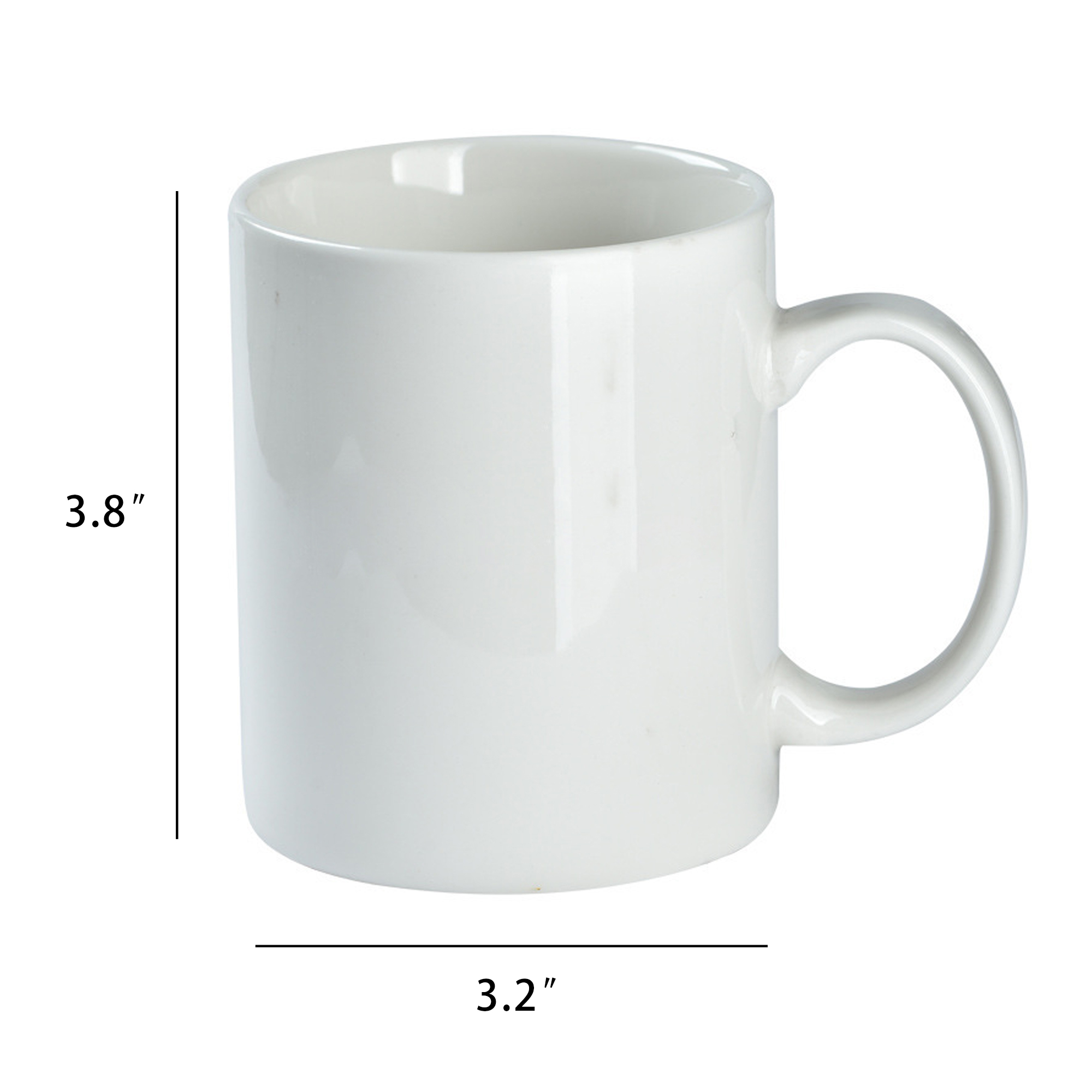 11oz Full Color Colored Handle Mug 2