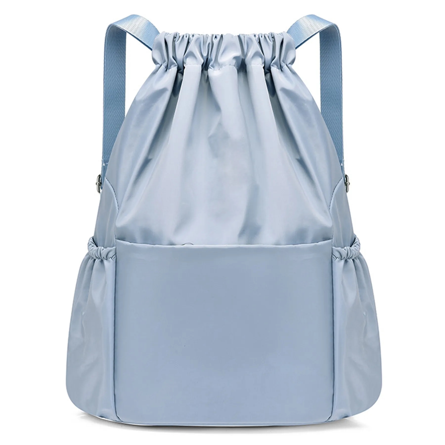 Waterproof Basketball Drawstring Backpack with Mesh Pocket 3