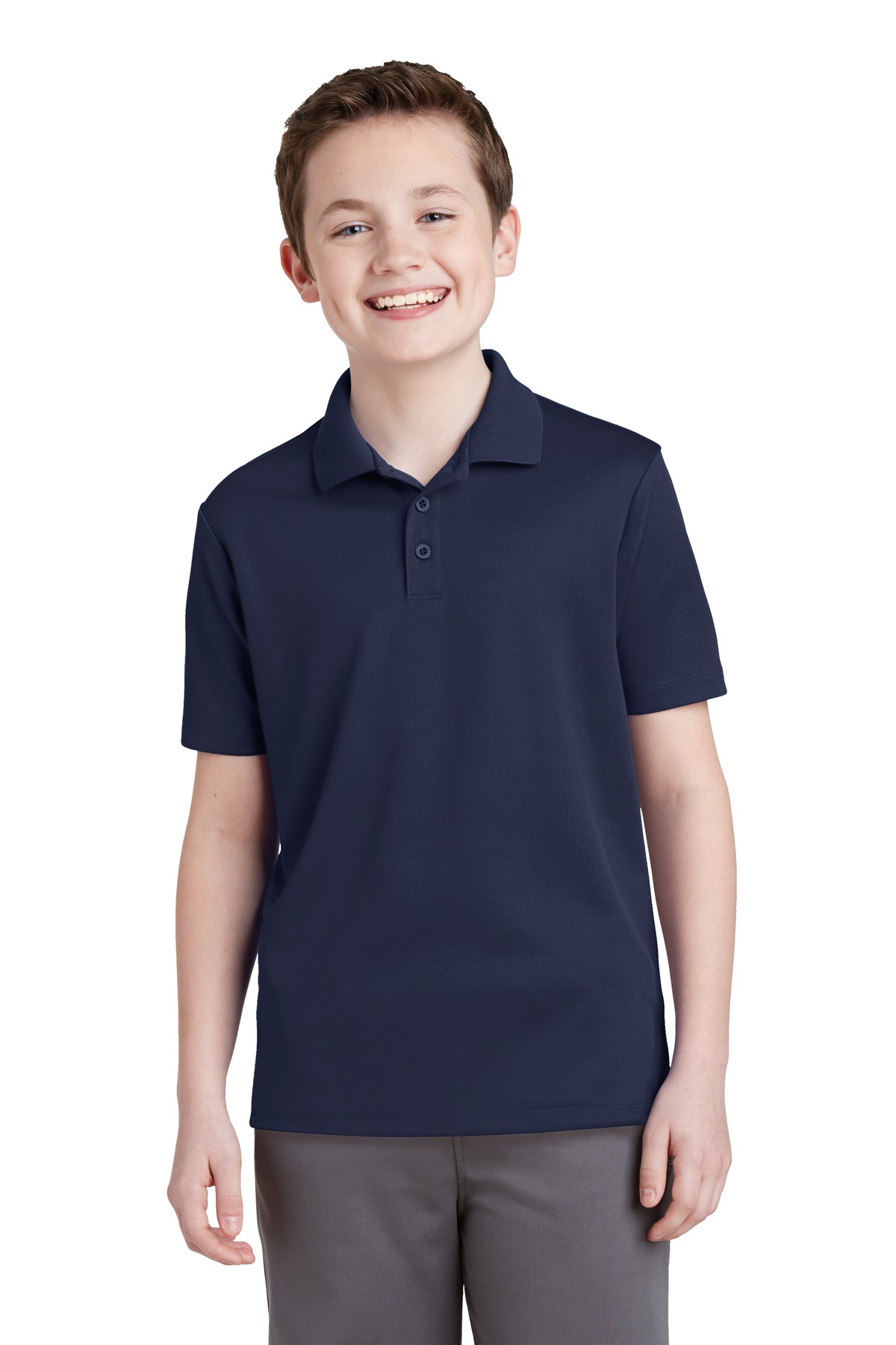 Sport-Tek® Youth PosiCharge RacerMesh Polo 14