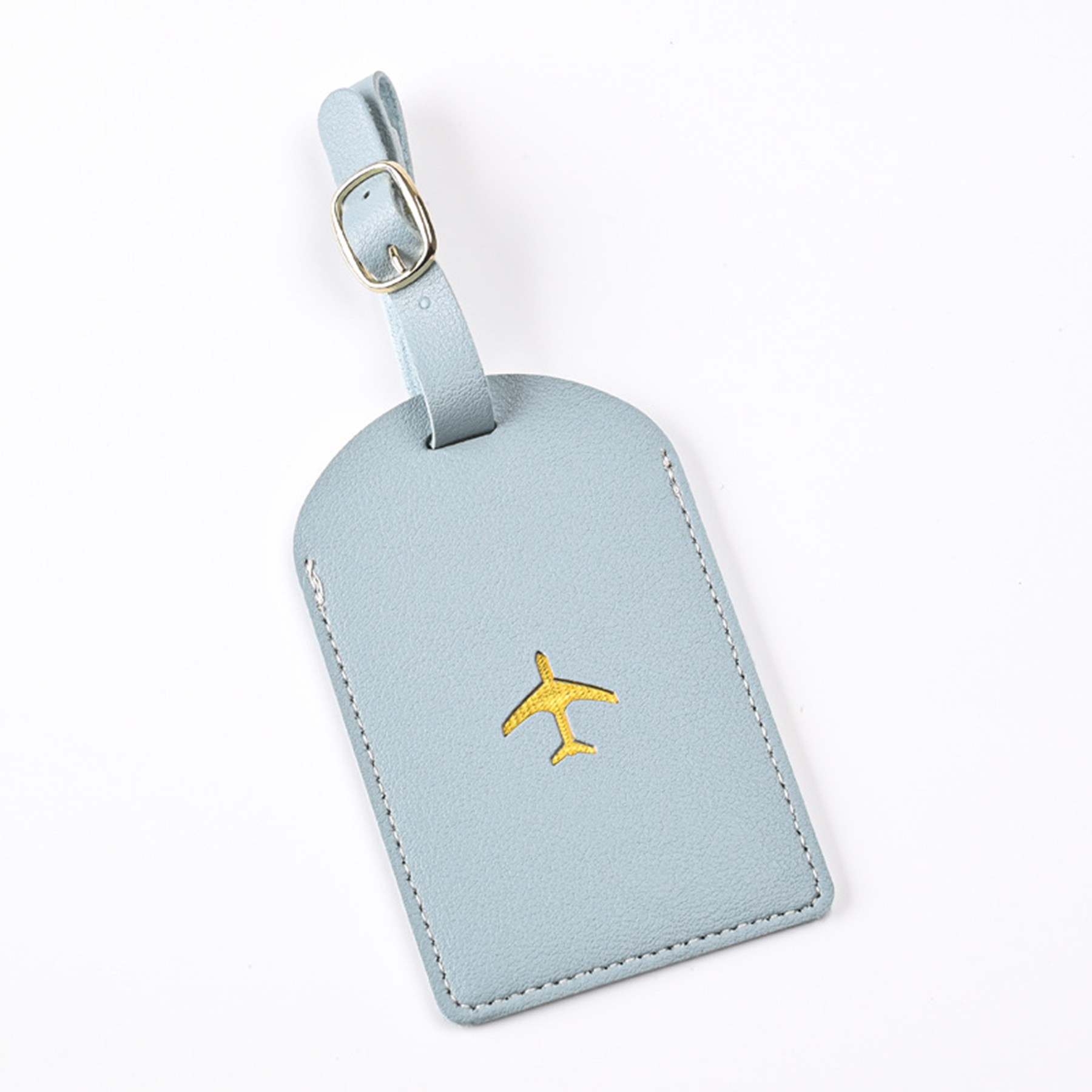 PU Leather Stamping Aircraft Boarding Pass Hanging Tag 12