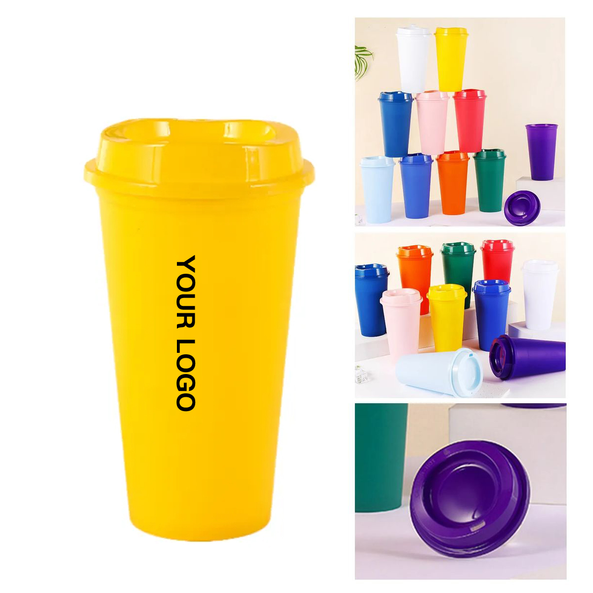 PP Travel Cup with Secure Lid for Events 4