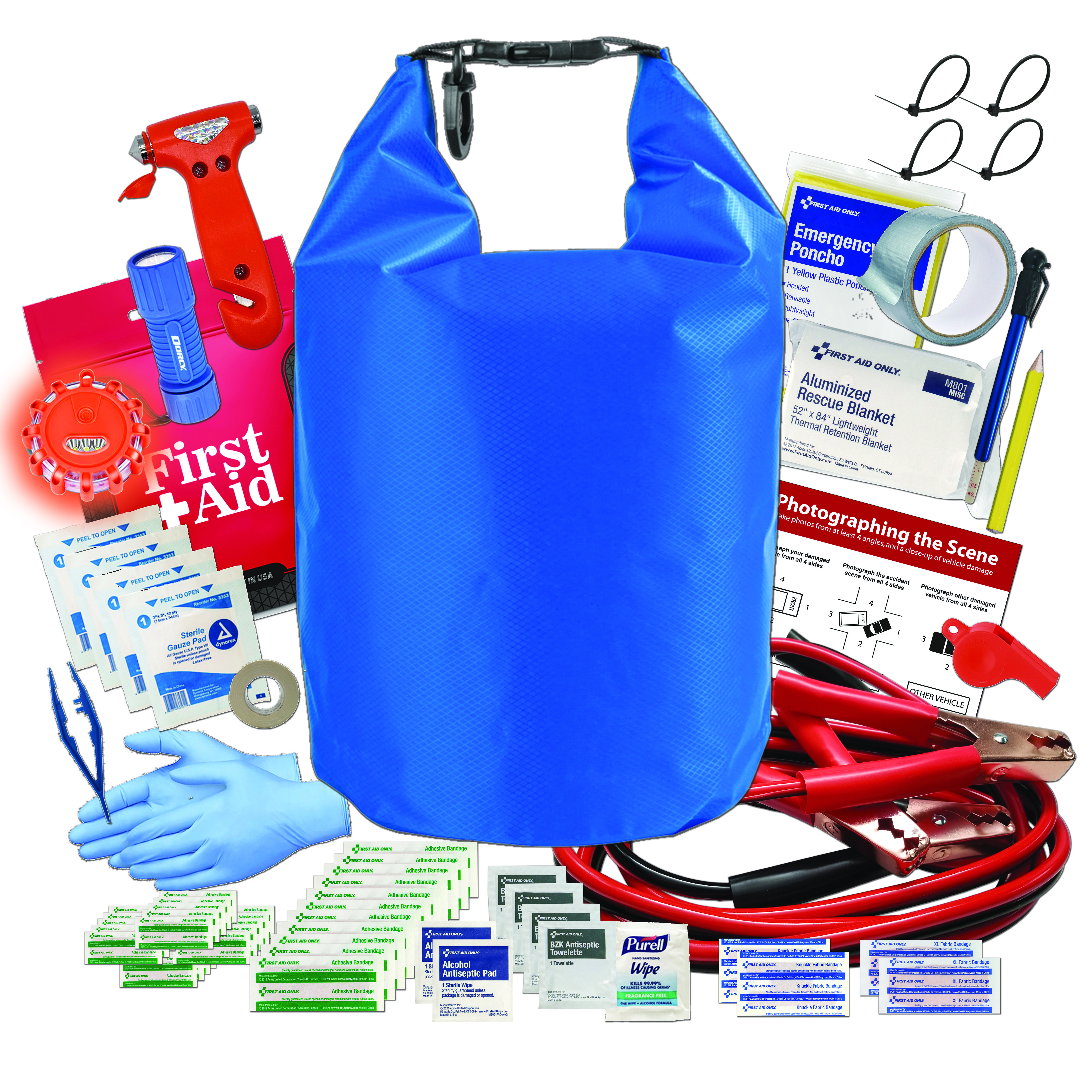 Dry Bag Auto Emergency Kit 8