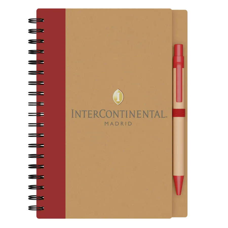 Eco Spiral Notebook & Pen 7