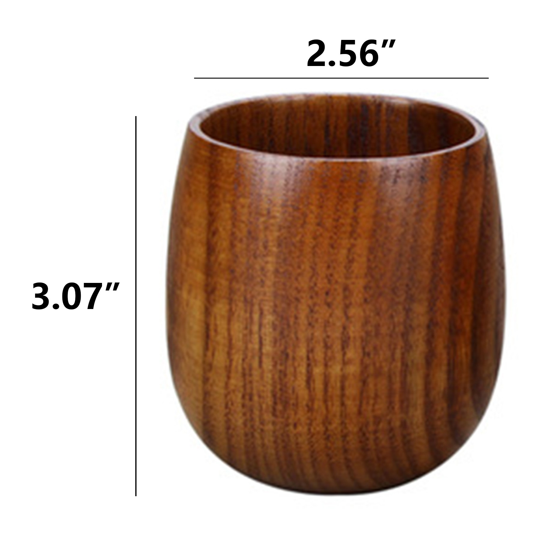 Wooden Drinking Tea Cup 3
