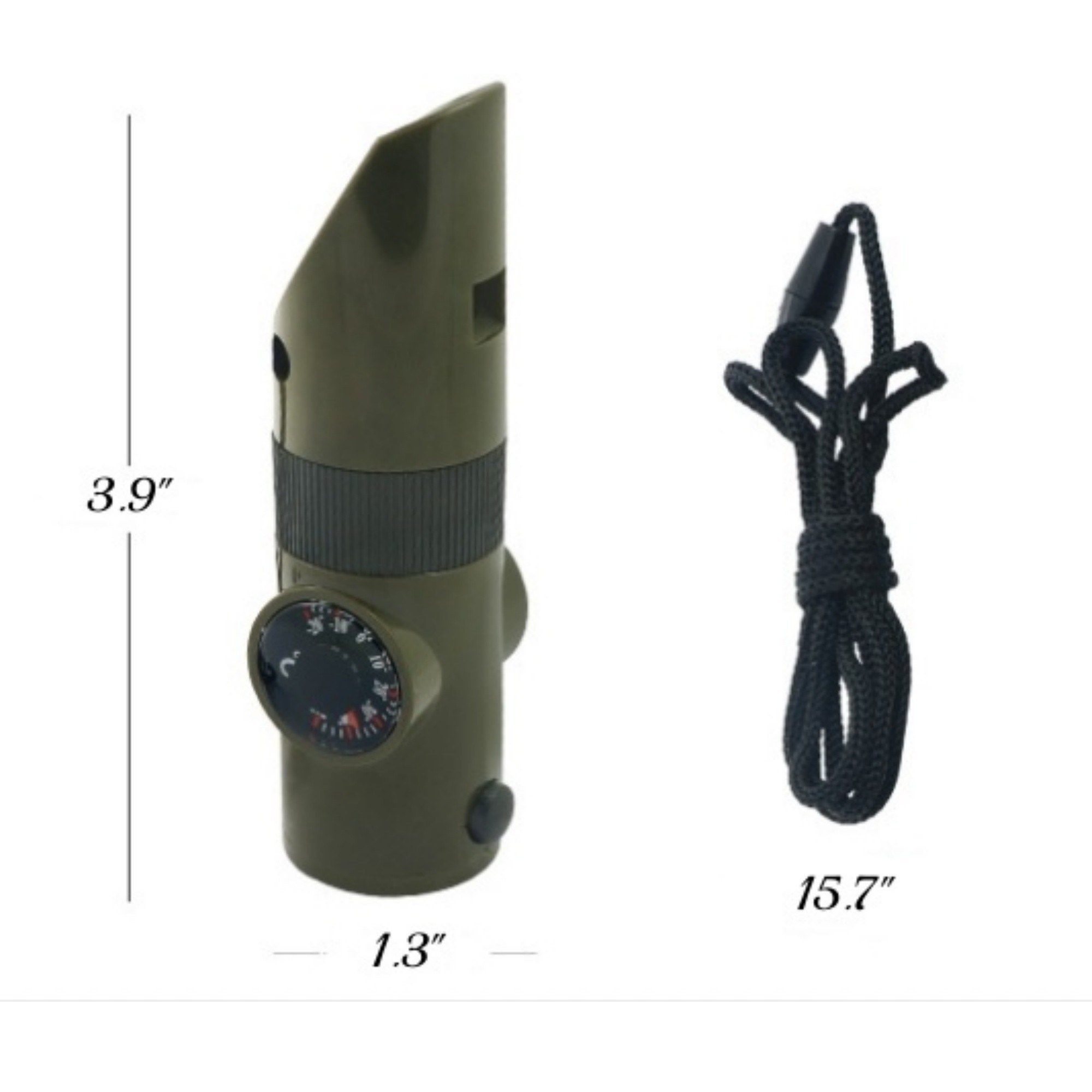 3-in-1 Emergency Whistles With Compass And Thermometer 6