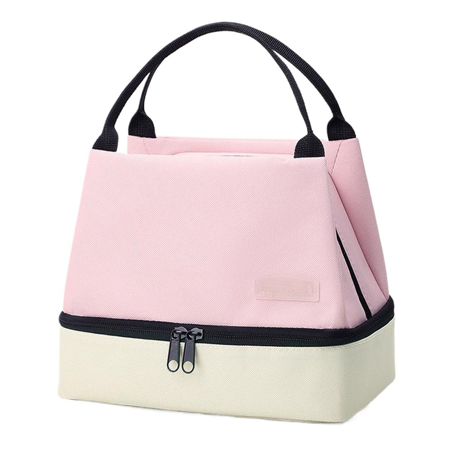 Two Tone Dual Layer Oxford Insulated Lunch Bag 3