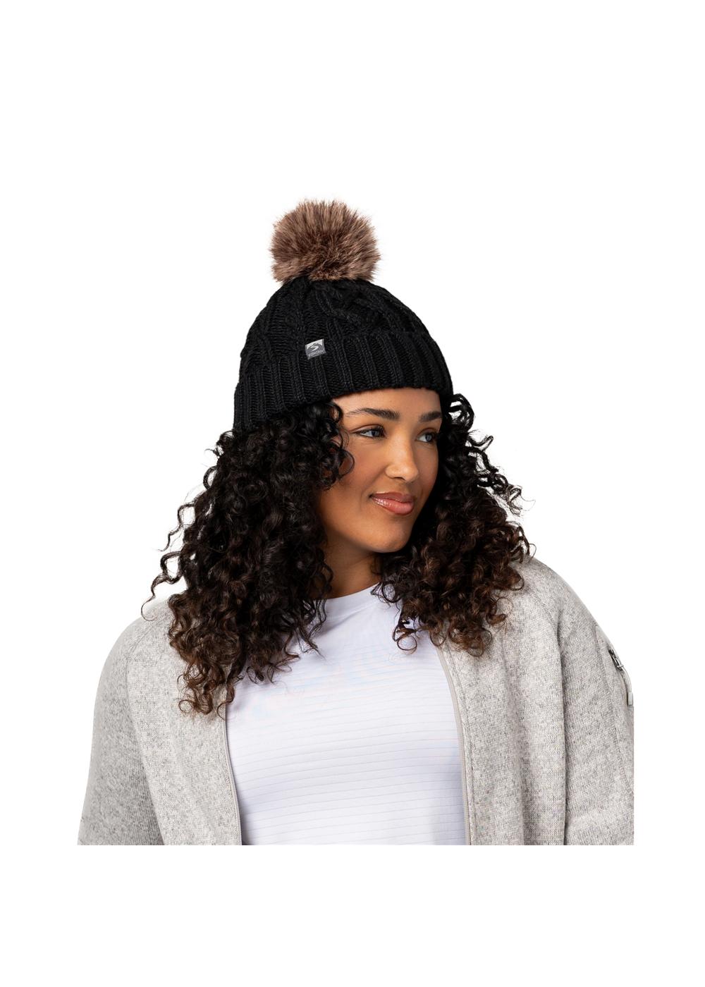 Storm Creek Women's Show Off Cable Knit Pom Hat