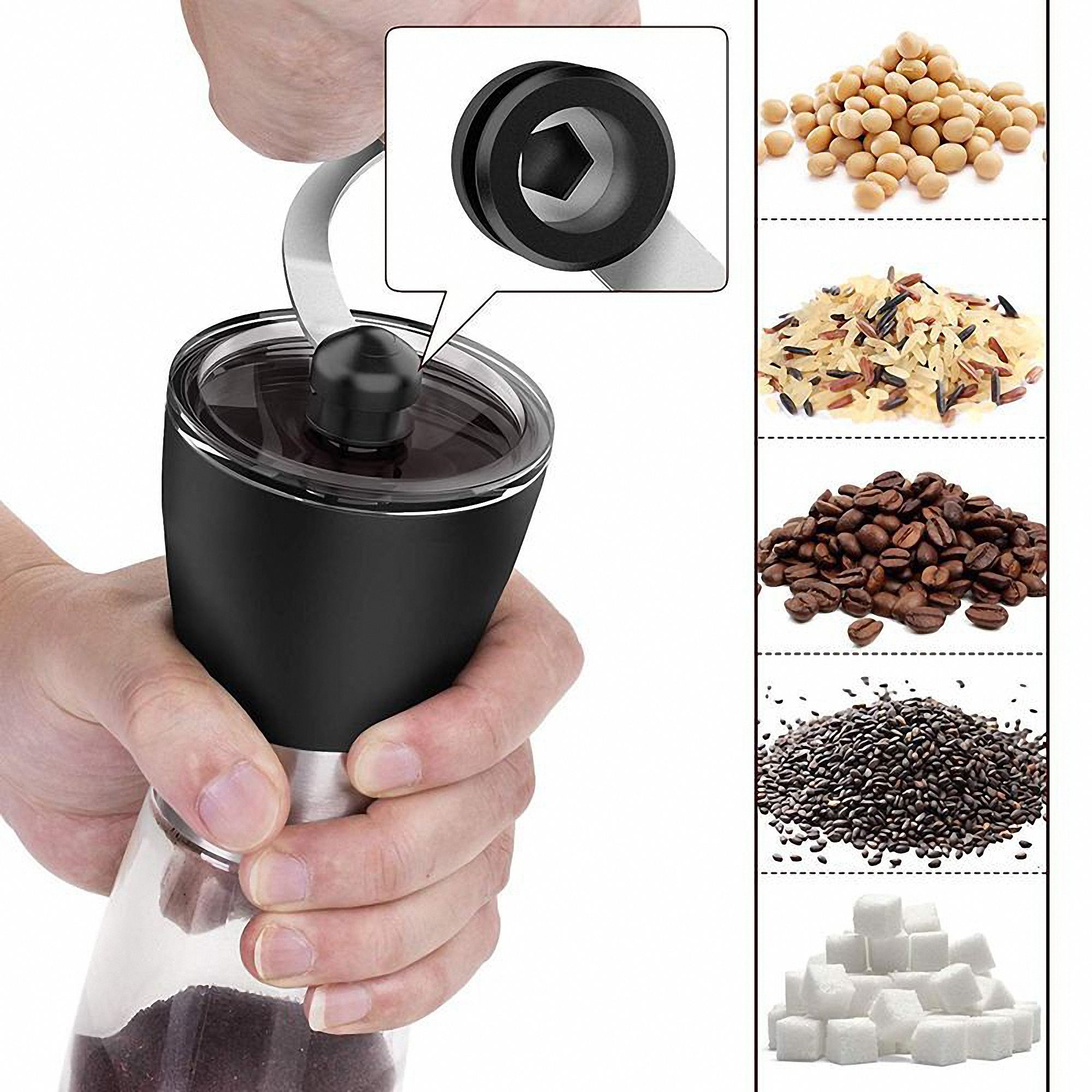 Portable Burr Coffee Grinder 4