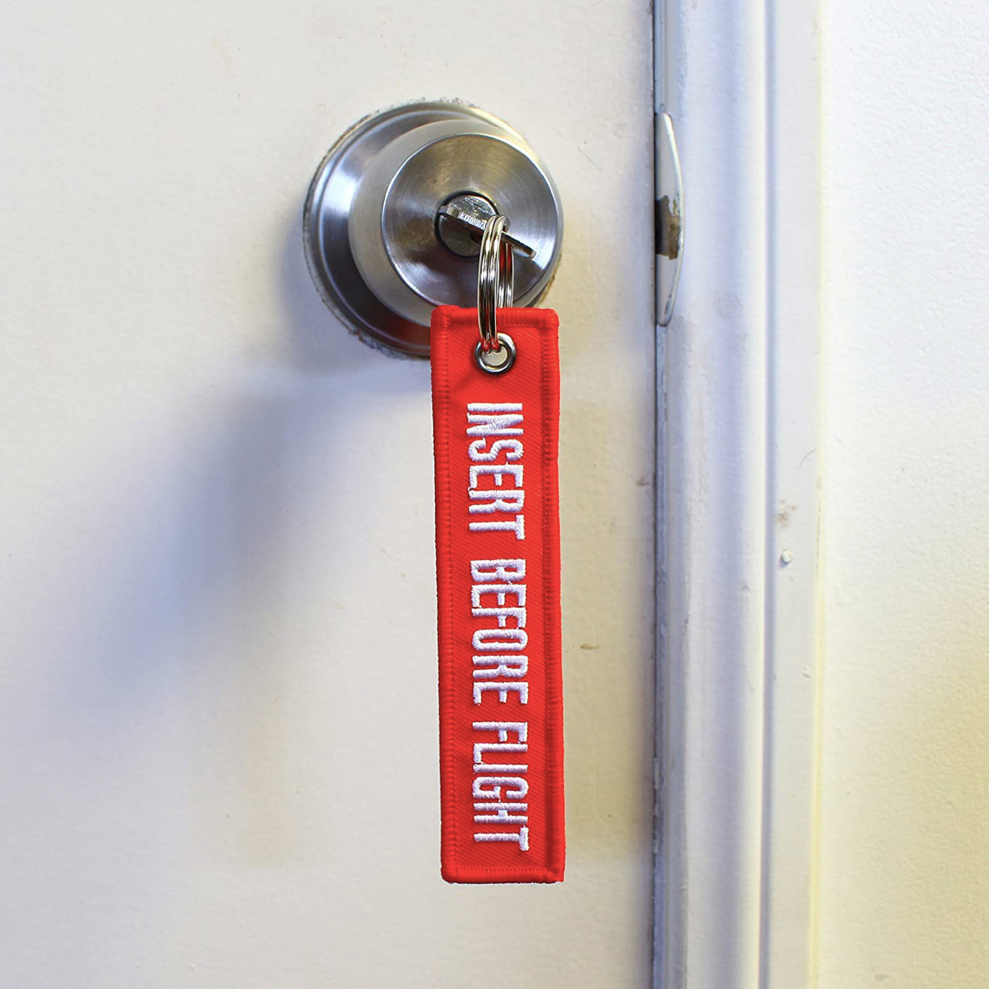 Custom Personalized Embroidery Keychain Tag 3