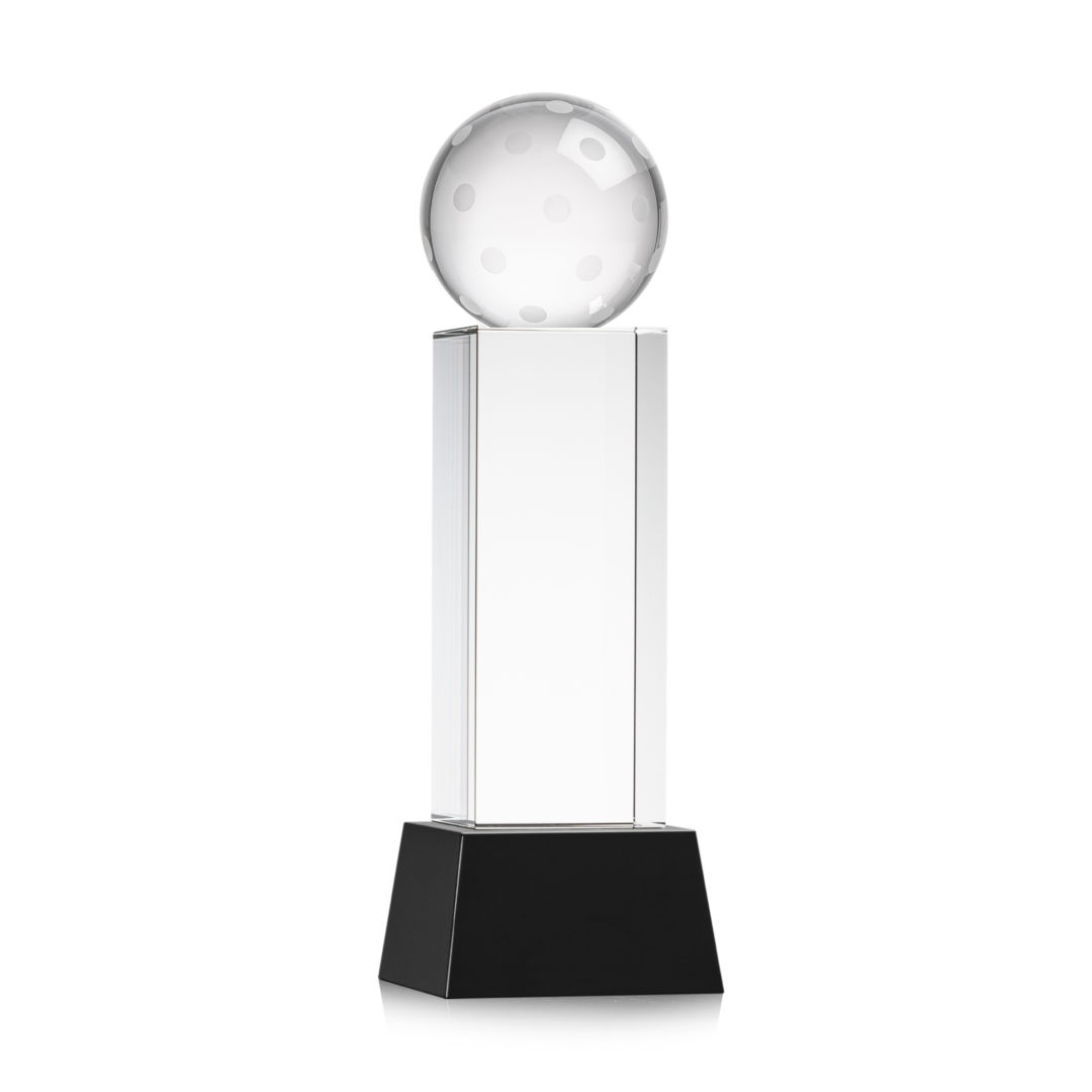Pickleball VividPrint™ Award on Belcroft Base - Black 4