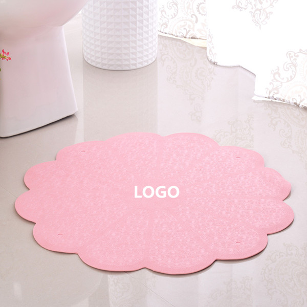 Round flower rubber non-slip mat 4