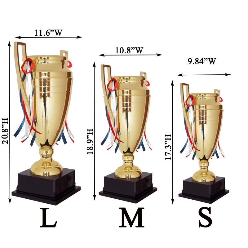 Gold Cast Metal Trophy Cup 3