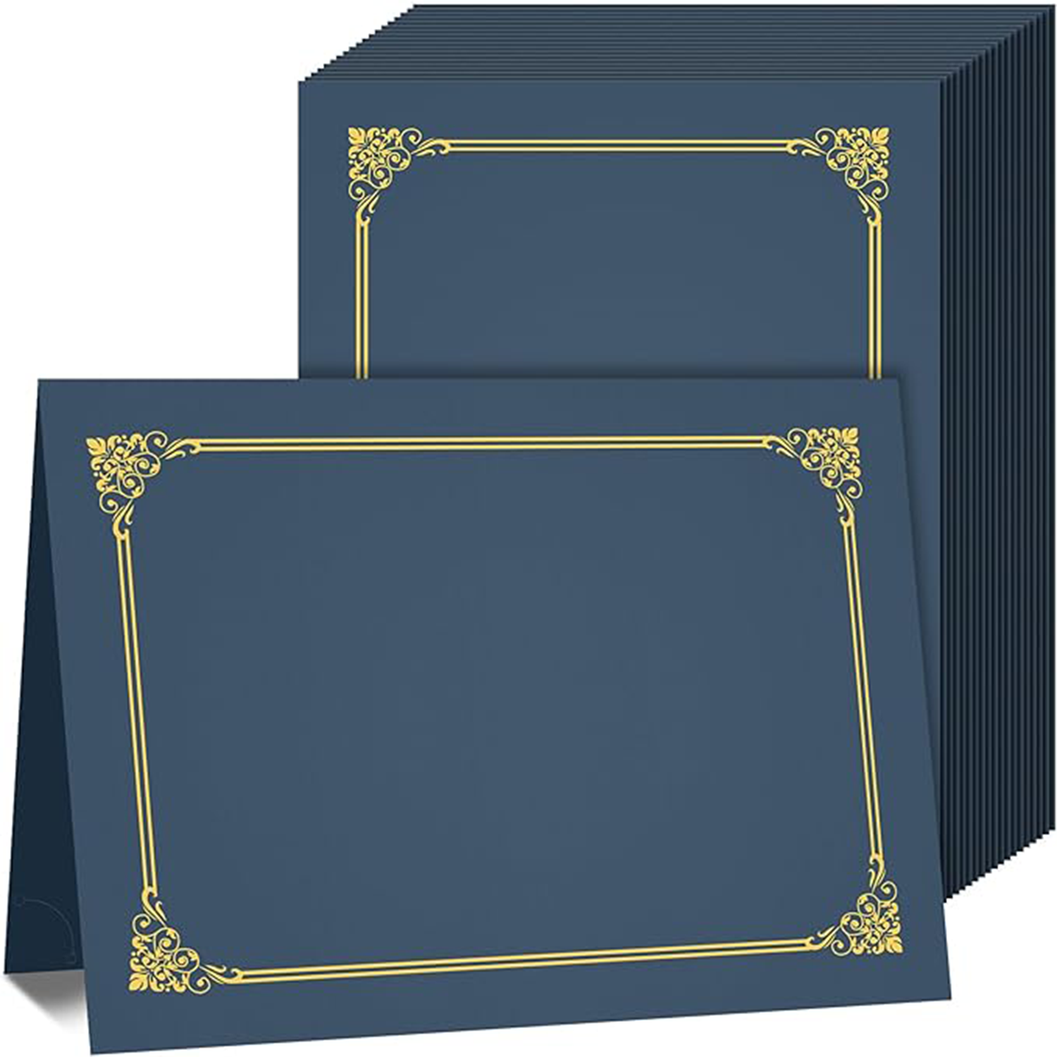 custom Paper Certificate Folders 1
