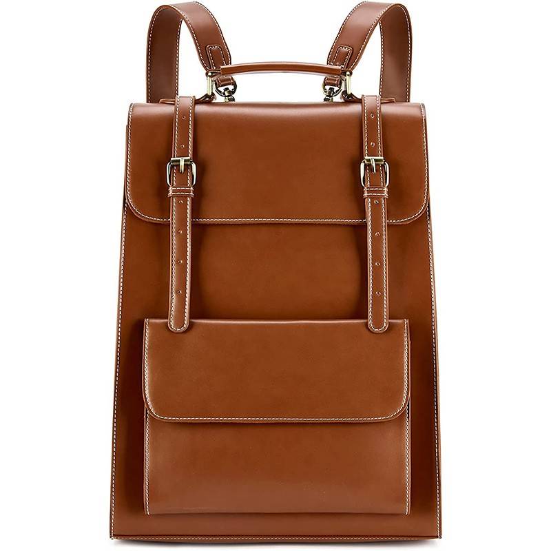 Laptop Backpack for Women PU Leather Bag 3