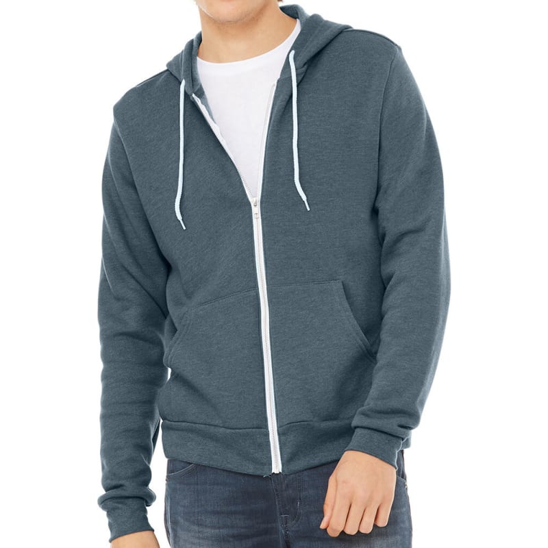 Bella Unisex Poly-Cotton Fleece Full-Zip Hoodie 19