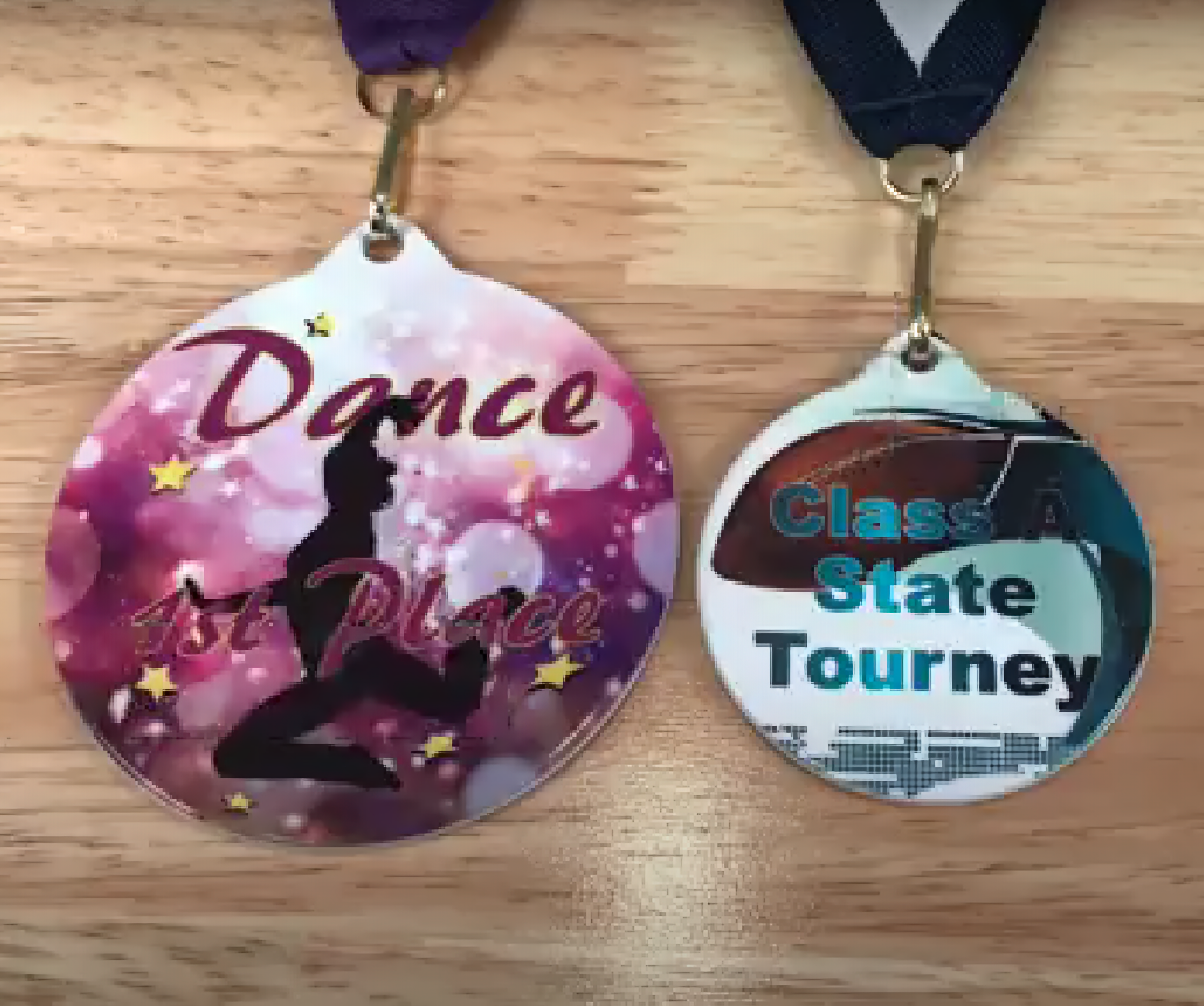 2 3/4" Full Color Sublimation Medal (White base medal) 11
