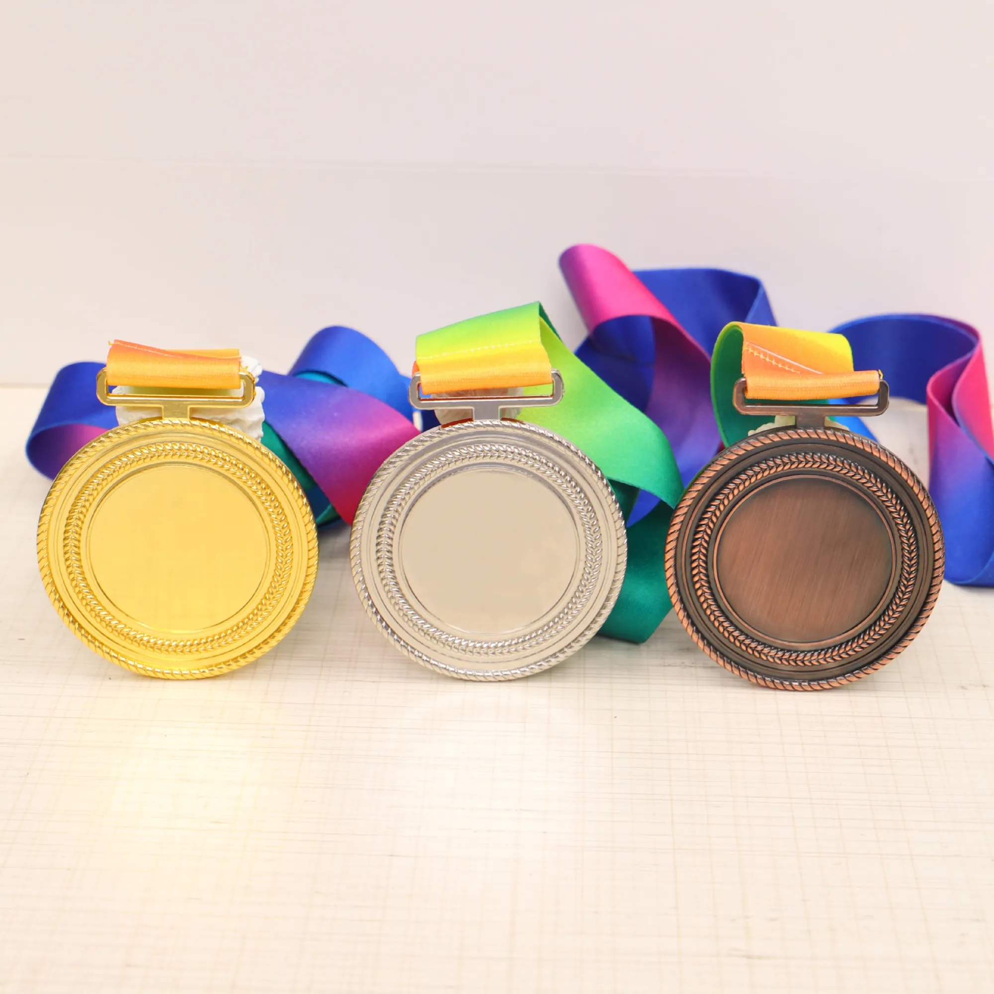 Custom Sports Medal - Marathon Award Badge with Logo 3