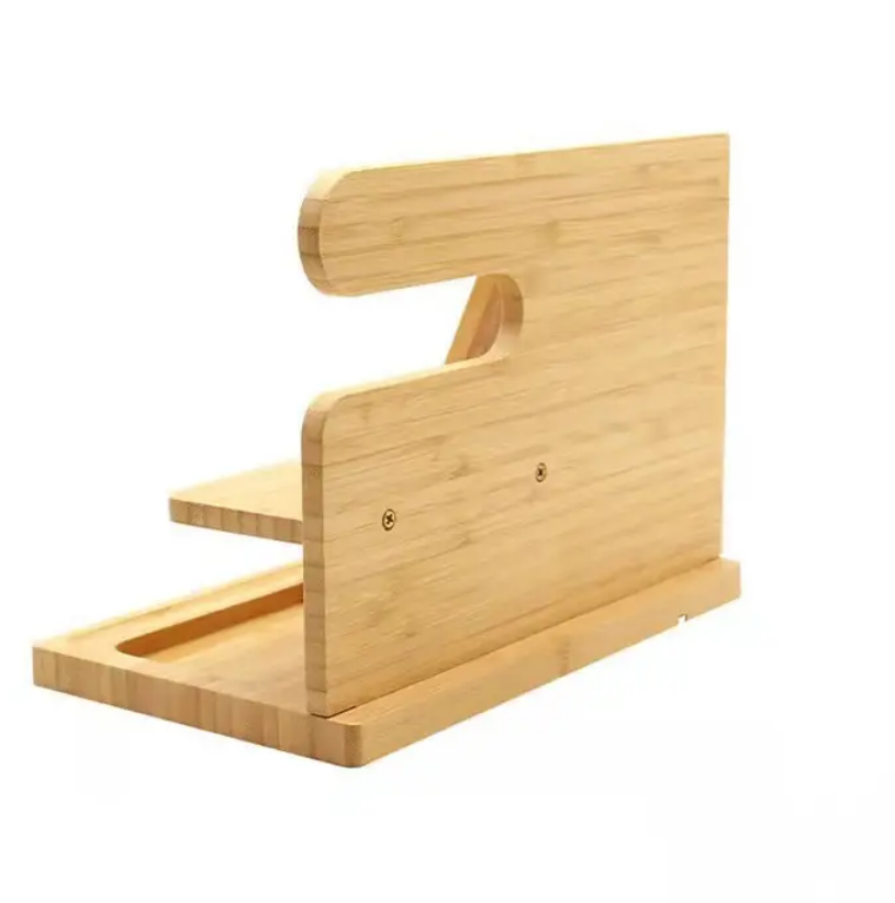 Wood Cell Phone Docking Station 3