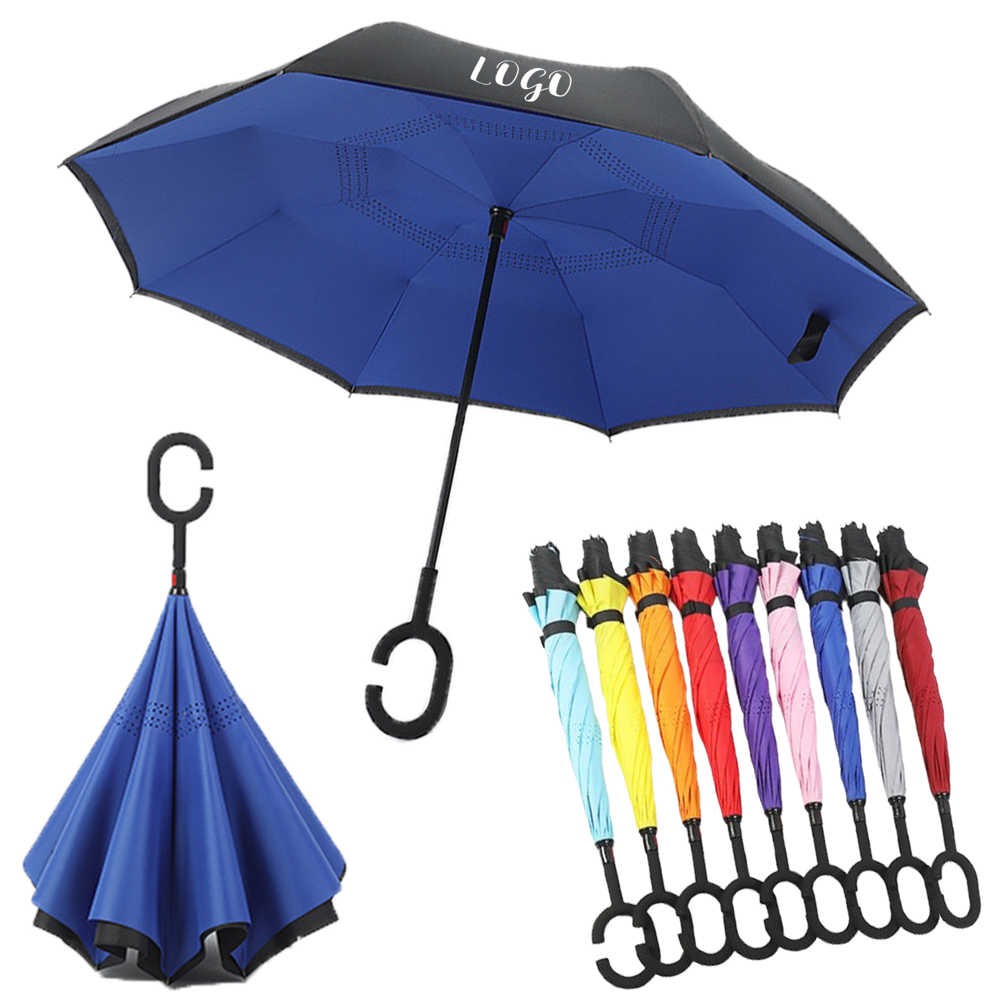 C-Handle Inverted Folding Umbrella 1
