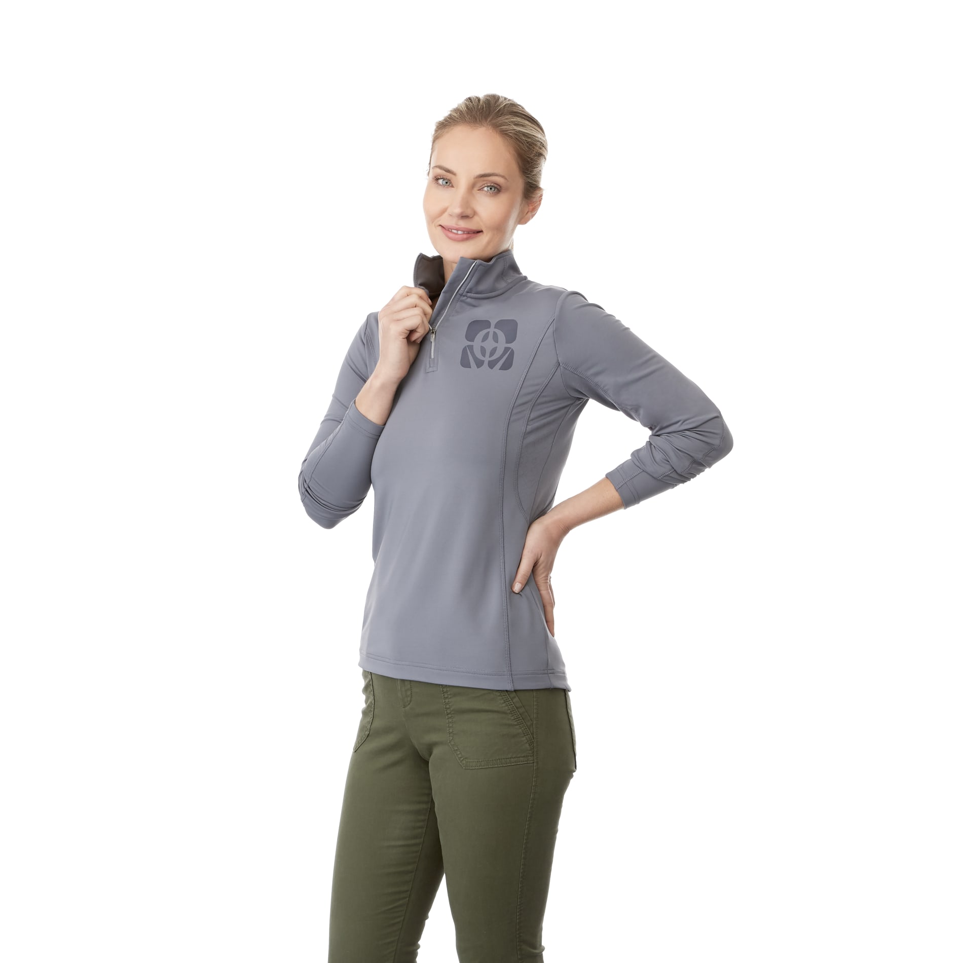 Women's  CALTECH KNIT QUARTER ZIP 48