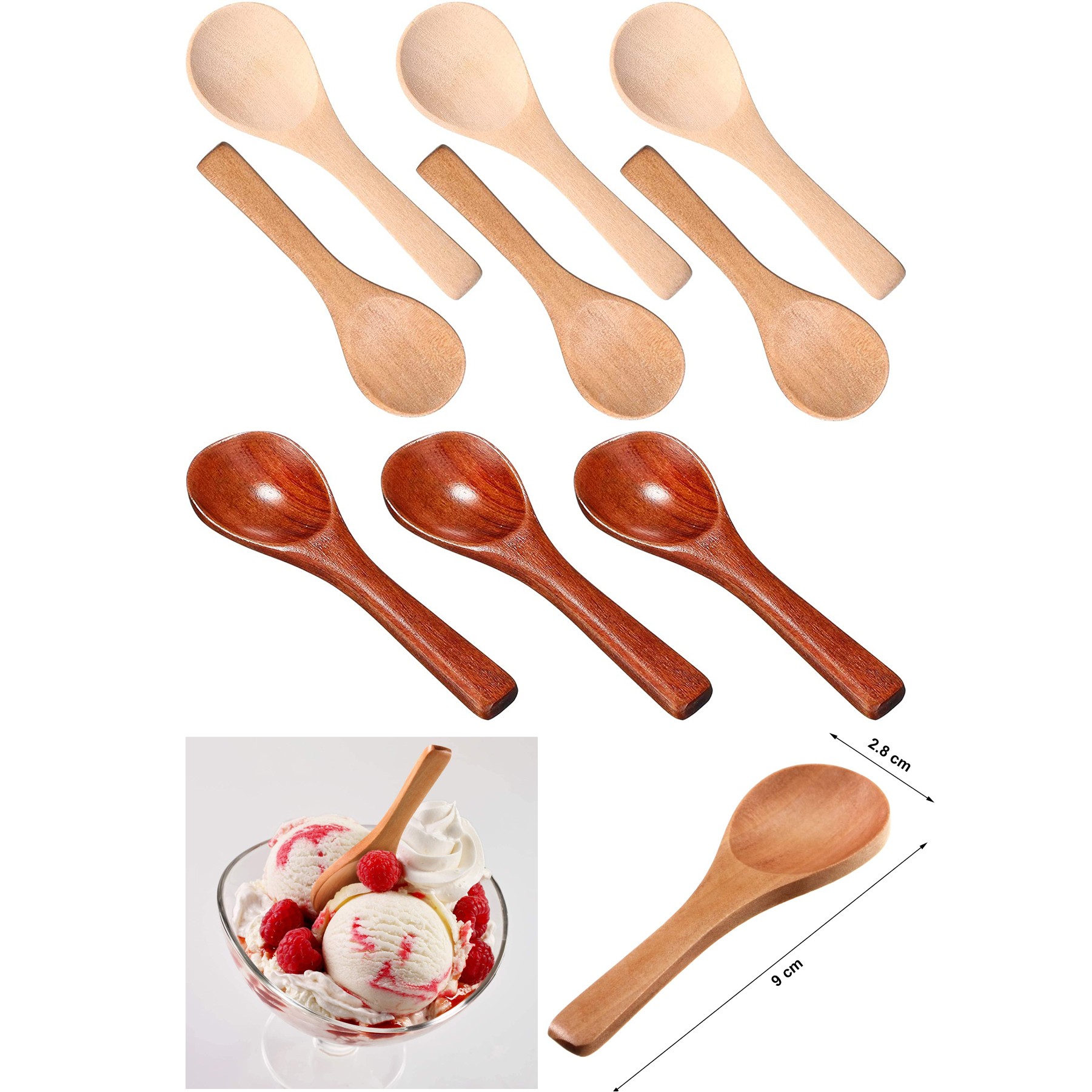 Mini Nature Wooden Spoon 3