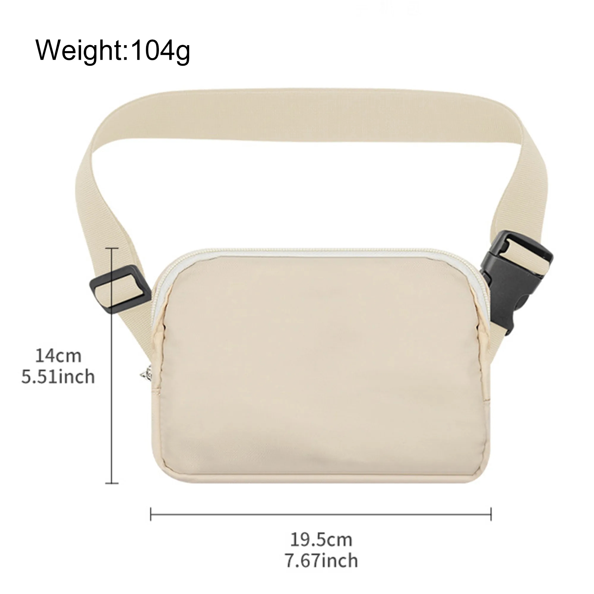 Waterproof Nylon Sports Waist Bag 4