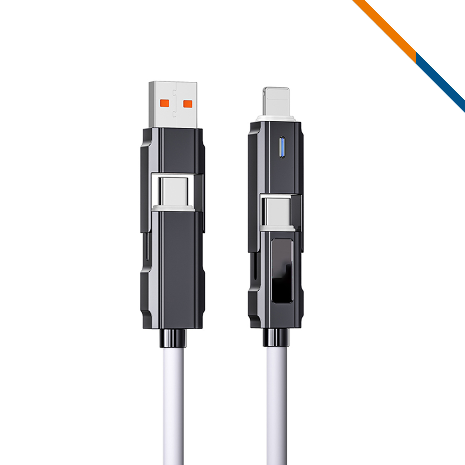 VoltFlow 4in1 Fast Charging Data Transfer Cable 10