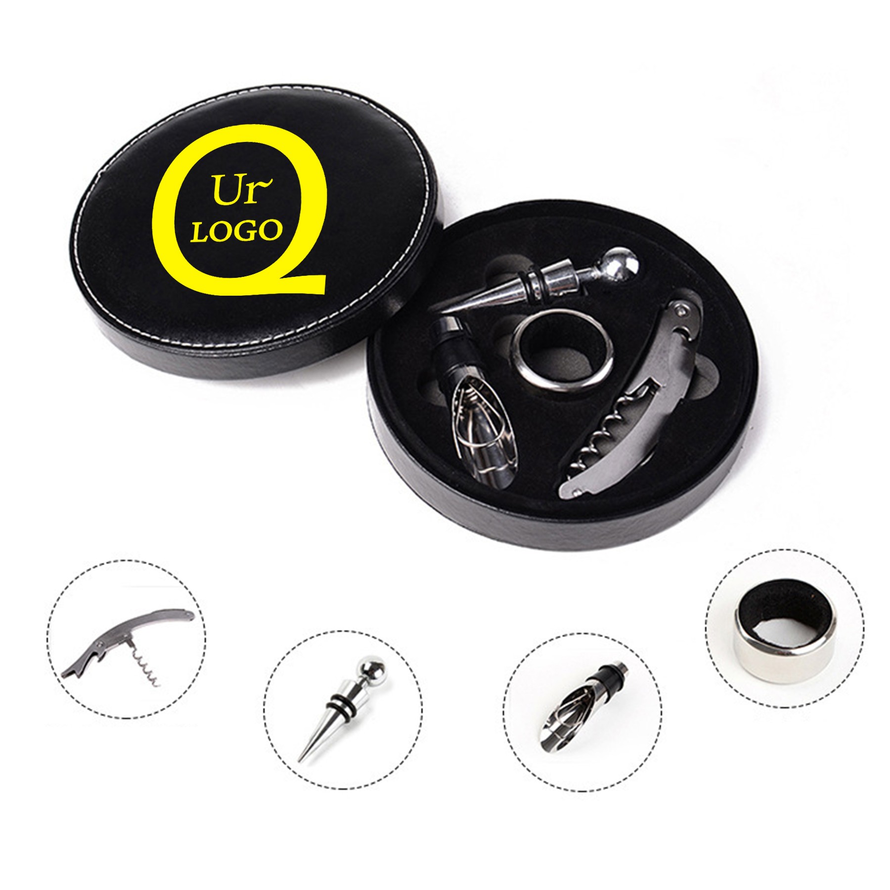 Portable Wine Bottle Opener Set