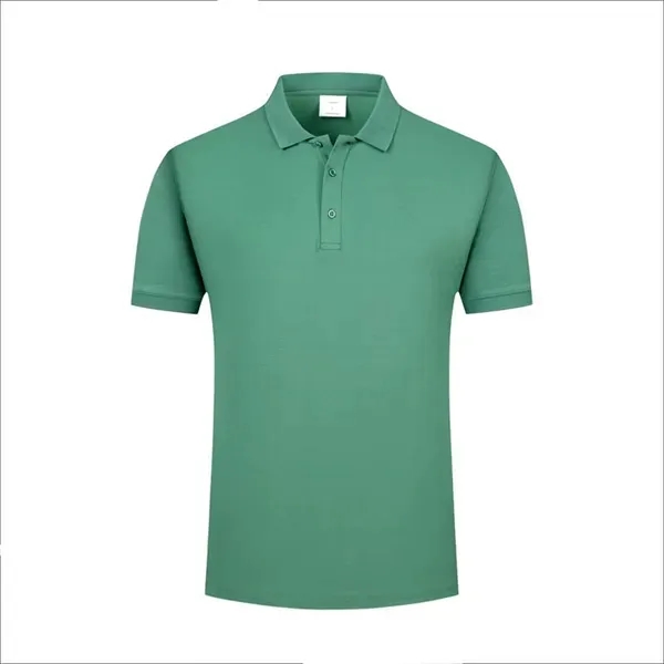 Short Sleeve Cotton Polo Shirt in Mercerized Fabric 3