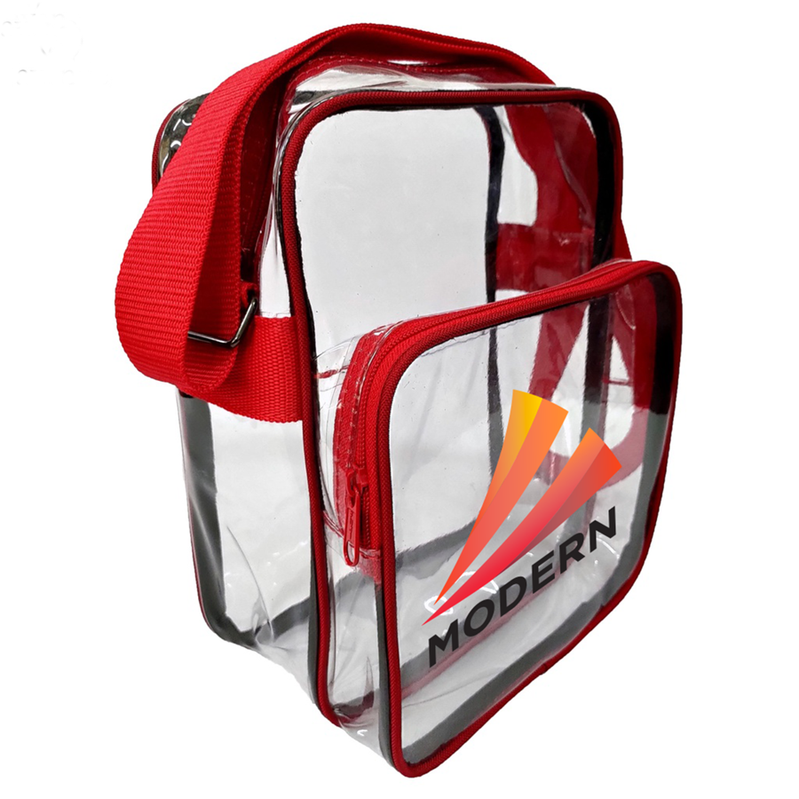 Basic Clear Stadium Security Messenger Bag 9