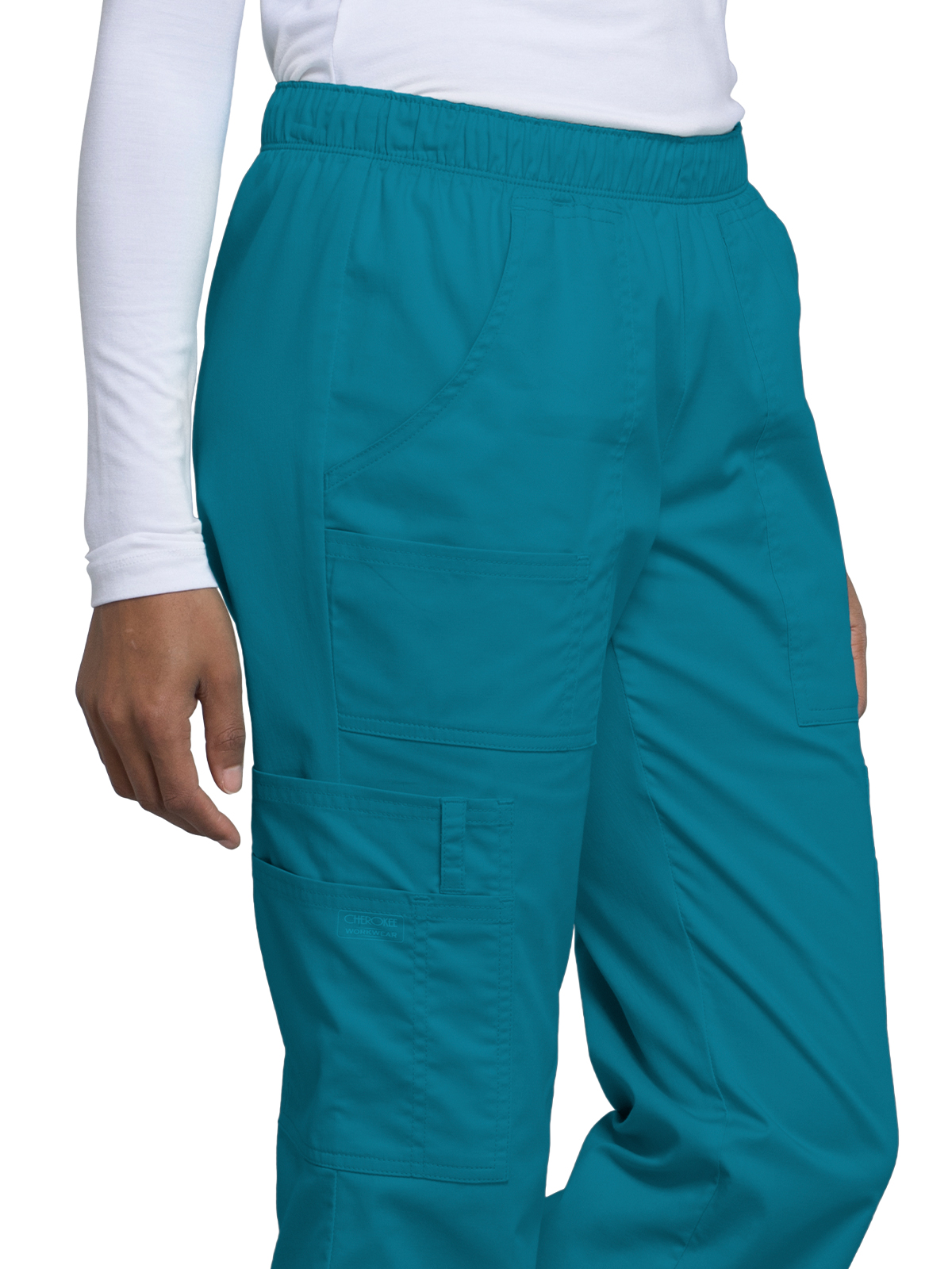 Cherokee - Workwear Core Stretch - Mid Rise Pull-On Cargo Pant 13