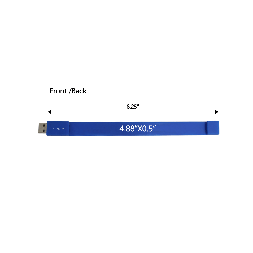 Lombard Wristband USB Drive 17