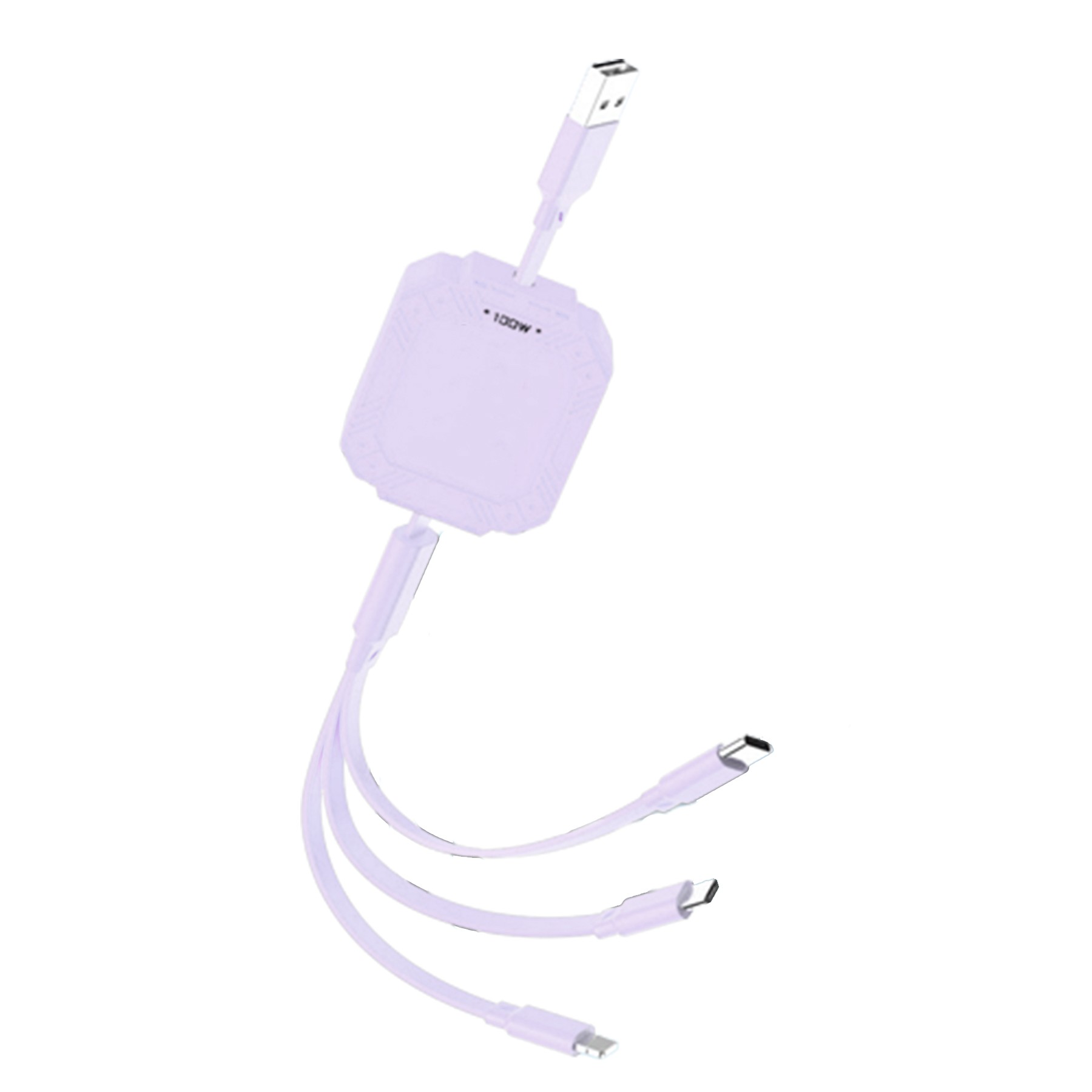 47.2 Inch 3 In 1 Retractable Charging Cable 3