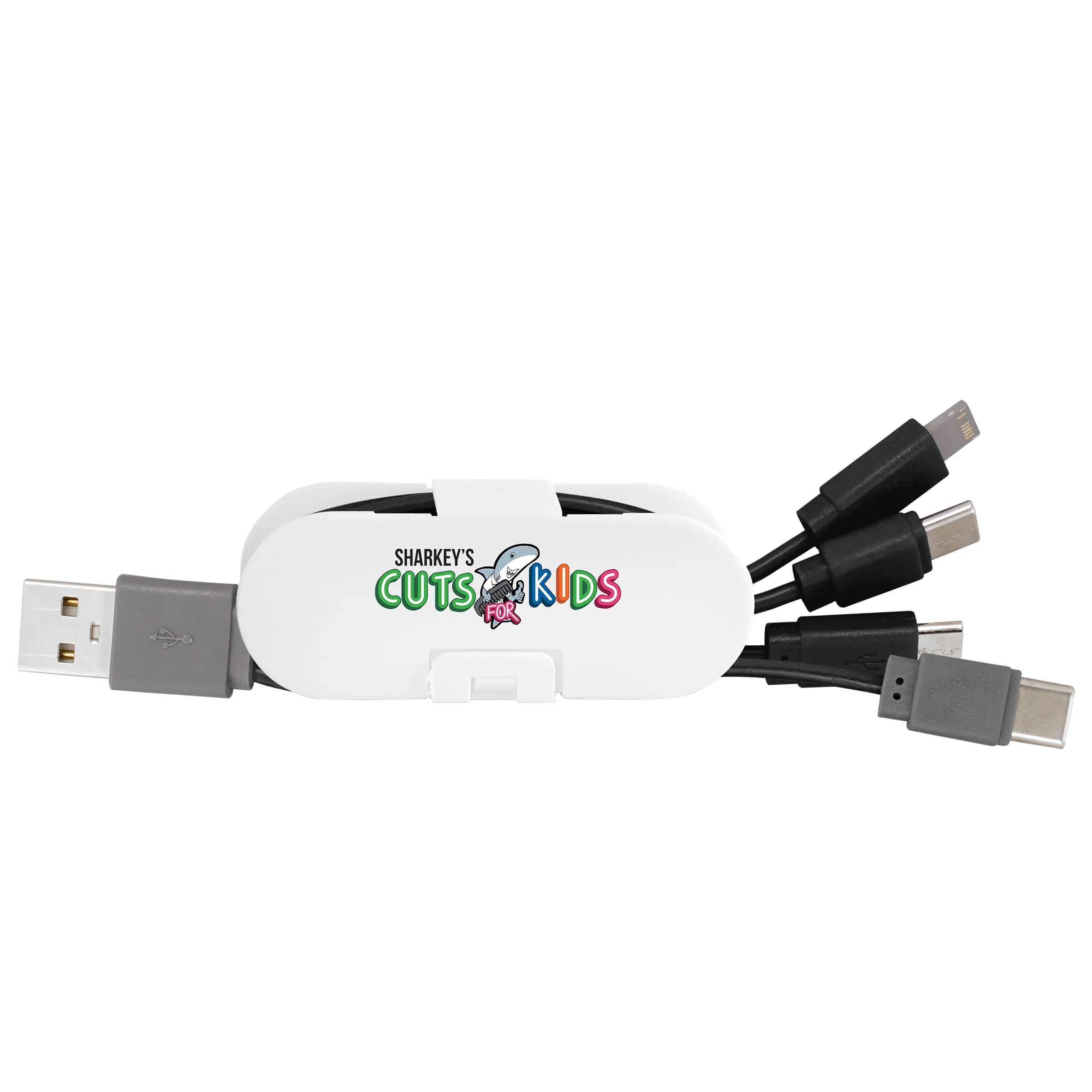 Dual Input Cable Wrap Phone Stand 10