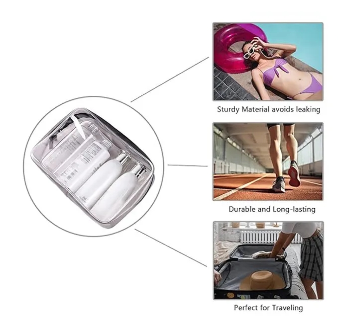 Pouch Small, Clear Makeup Bag 2