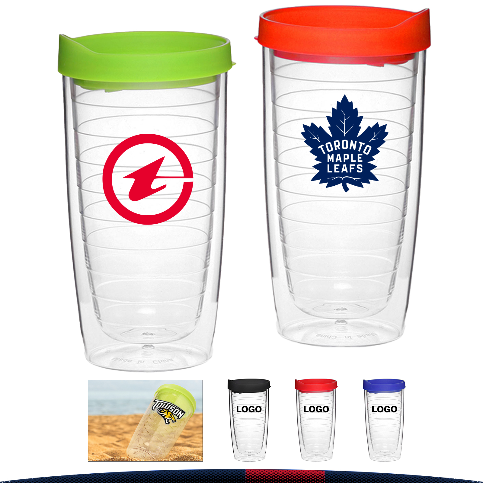 14 oz. Double Wall Acrylic Portable Travel Tumblers 5