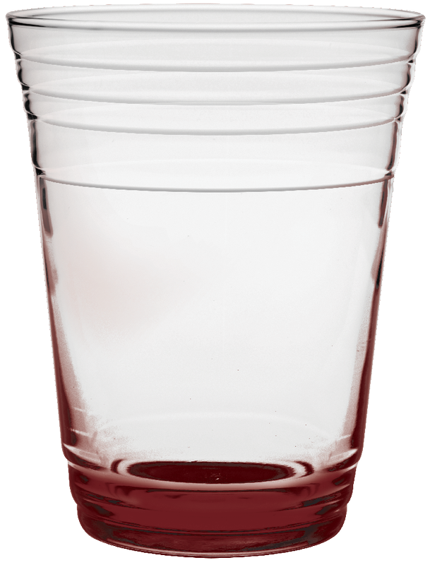 16 oz. Glass Fill Up Cup - Deep Etched 29