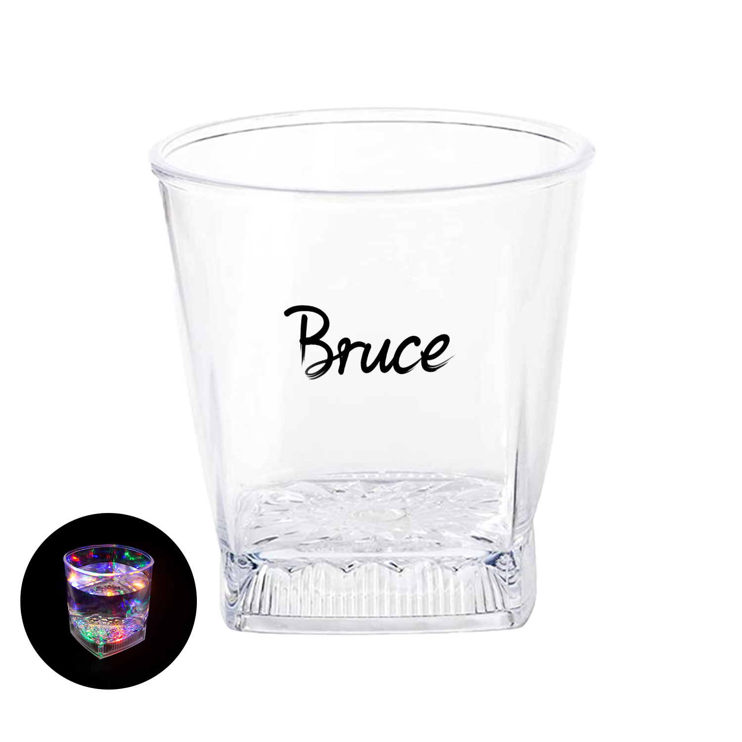 8oz Liquid Activated LED Light Up Whiskey Cup 2