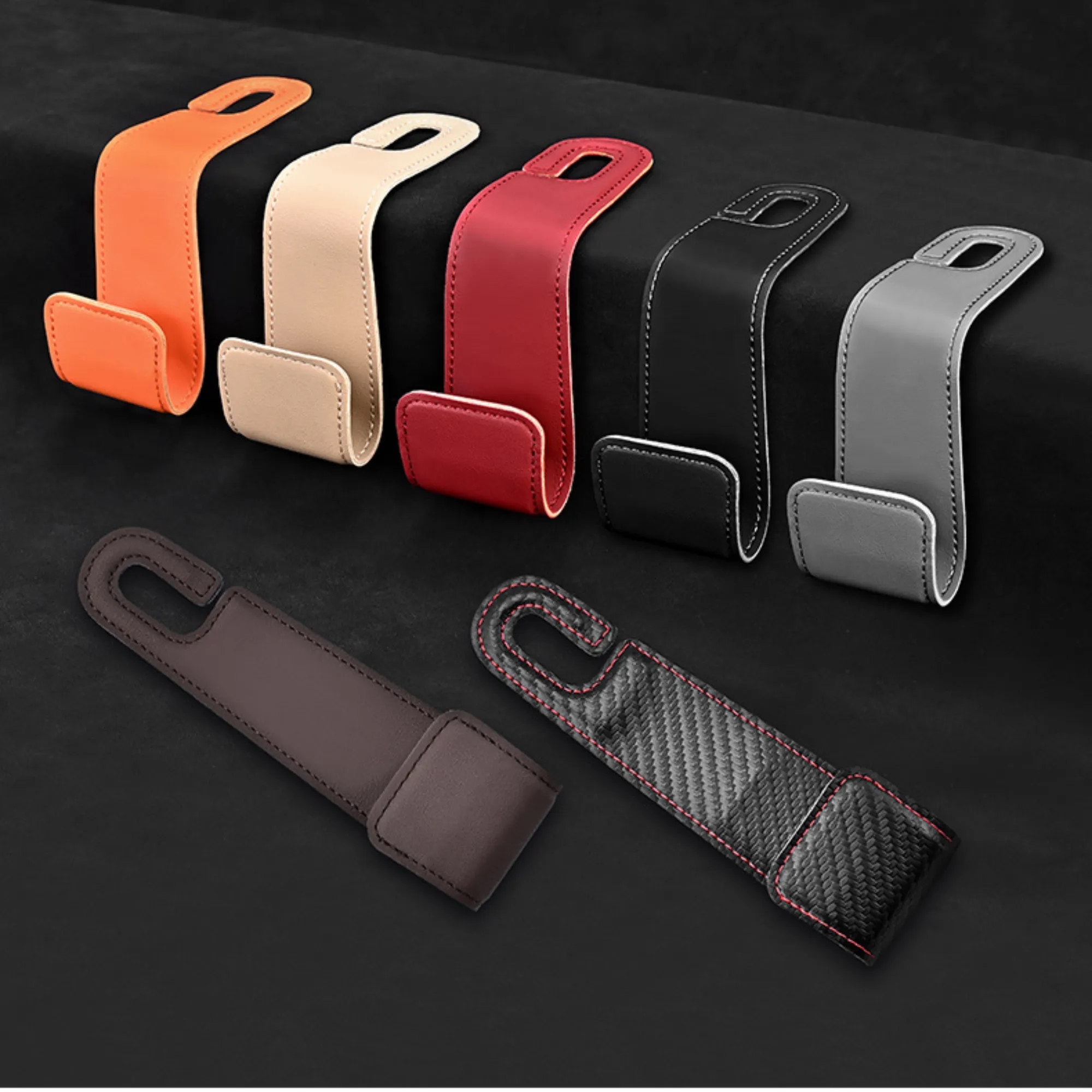 Car seat leather hook 7