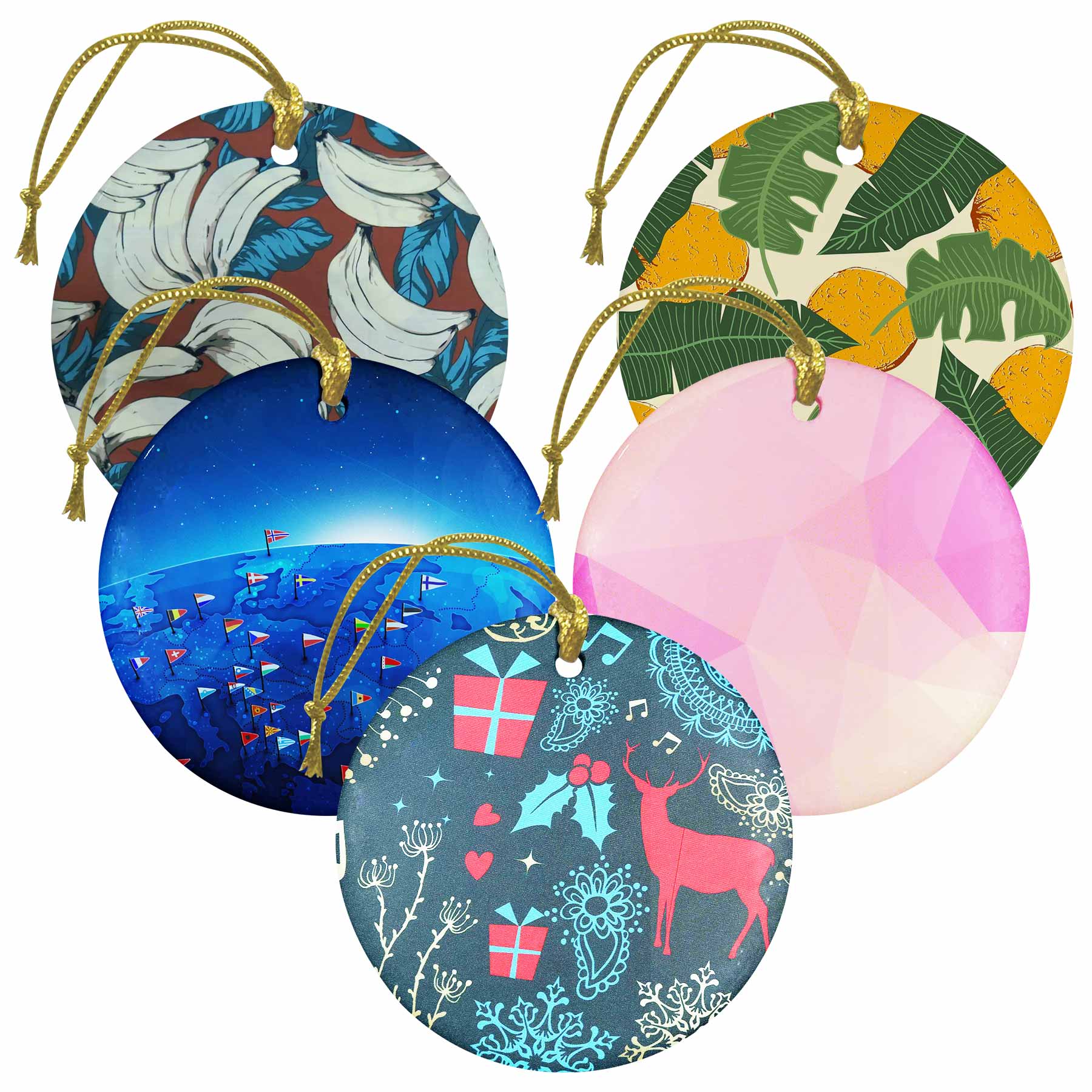 Christmas Circle Ornaments 2
