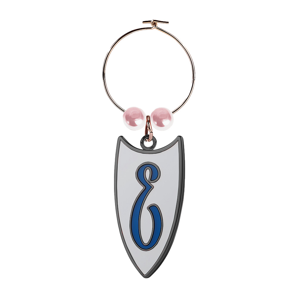 Hard Enamel Wine Charms 1'' 5