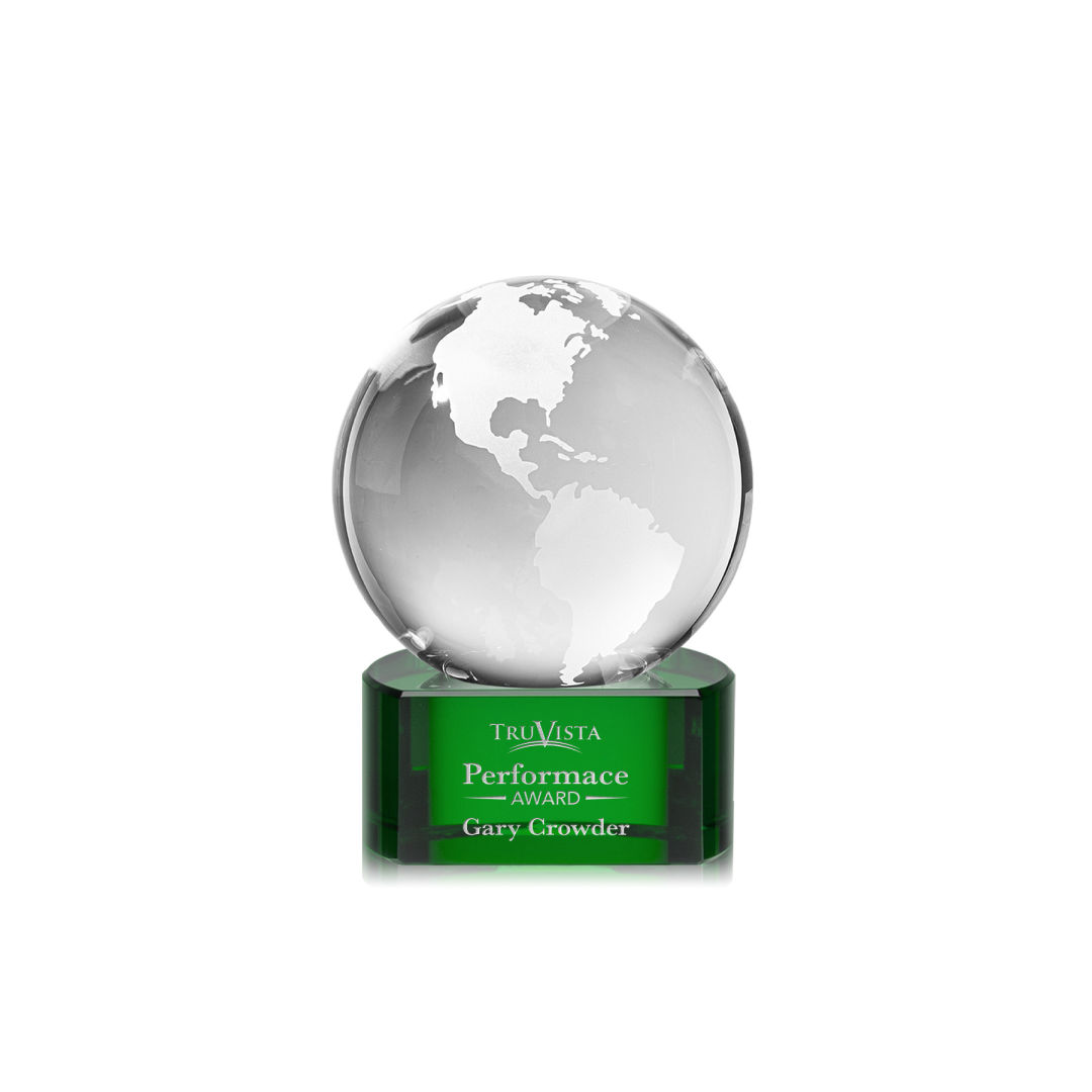 Globe Award on Paragon Base - Green 11
