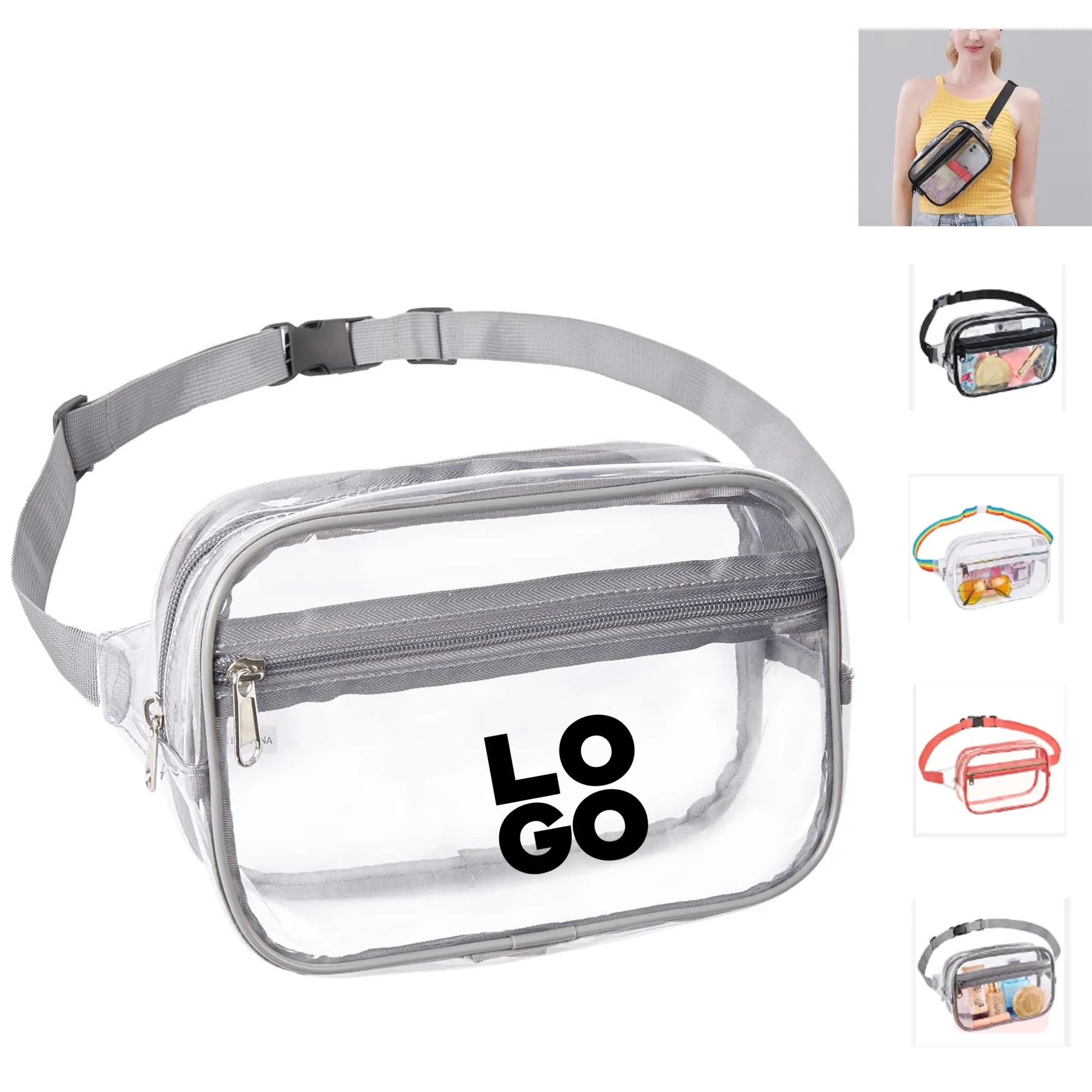 Clear Fanny Pack Stadium Approved 1