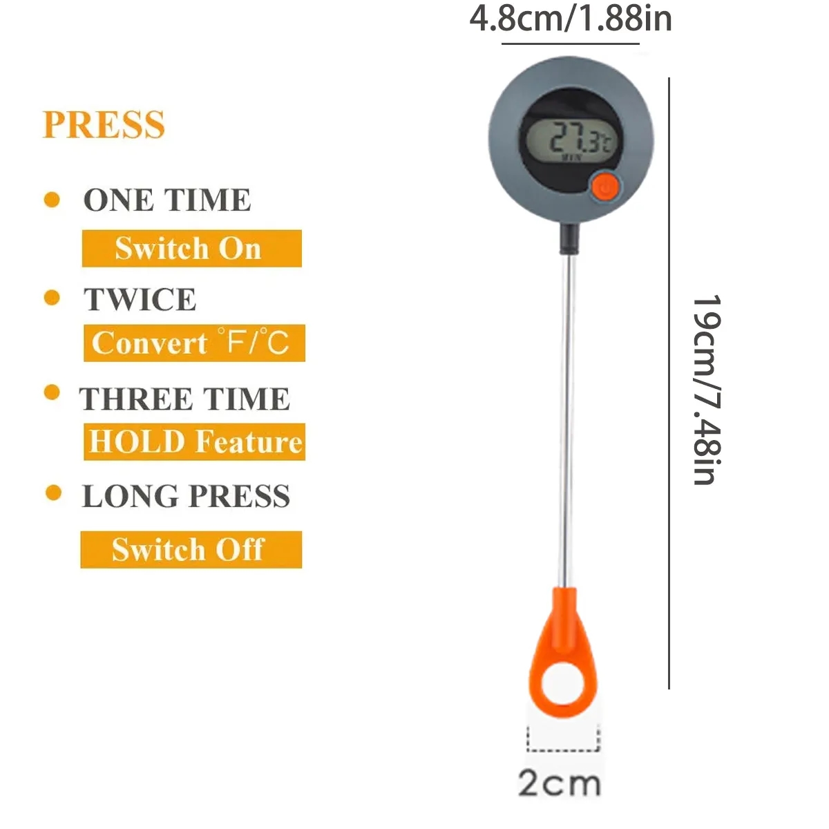 Professional Kitchen Digital Thermometer 5