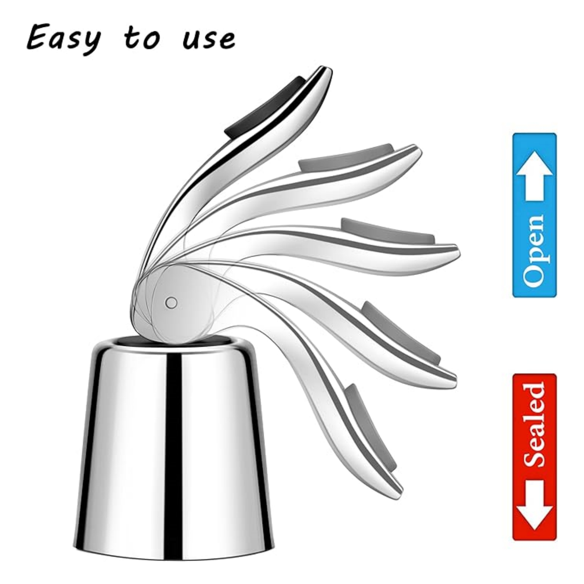 Stainless Steel Wine Bottle Stopper 5