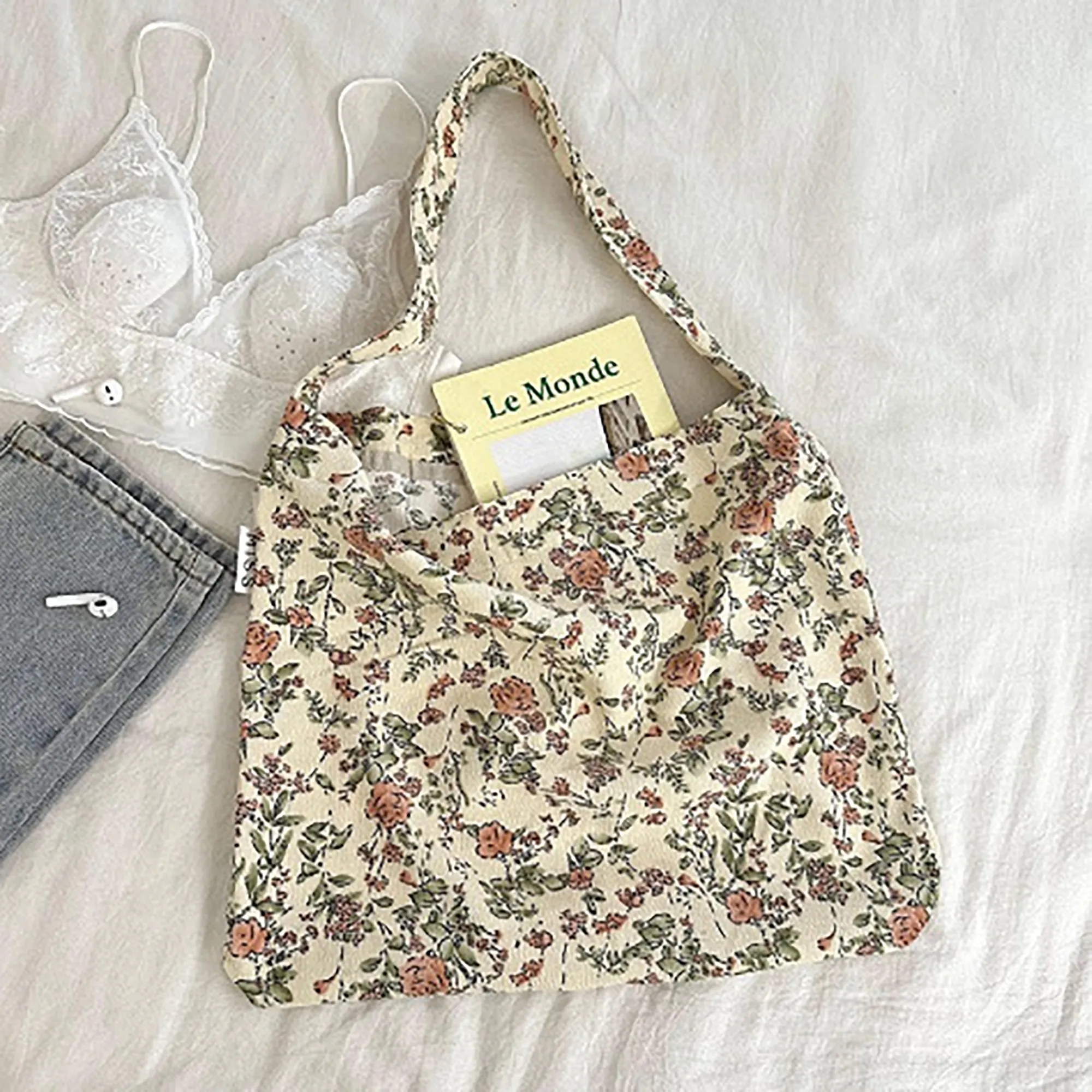 Leopard Print Canvas Tote Bag 16