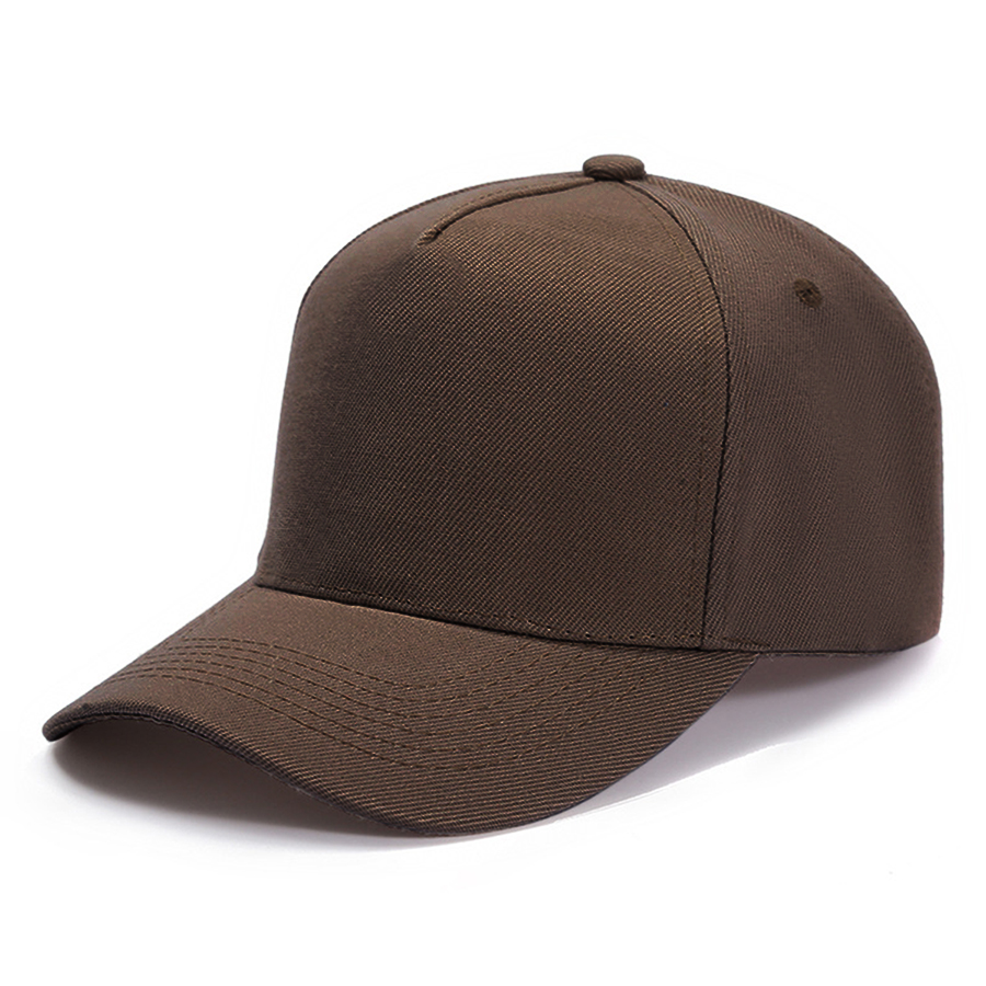 Stock Solid Color Polyester 5-Panel Cap 10