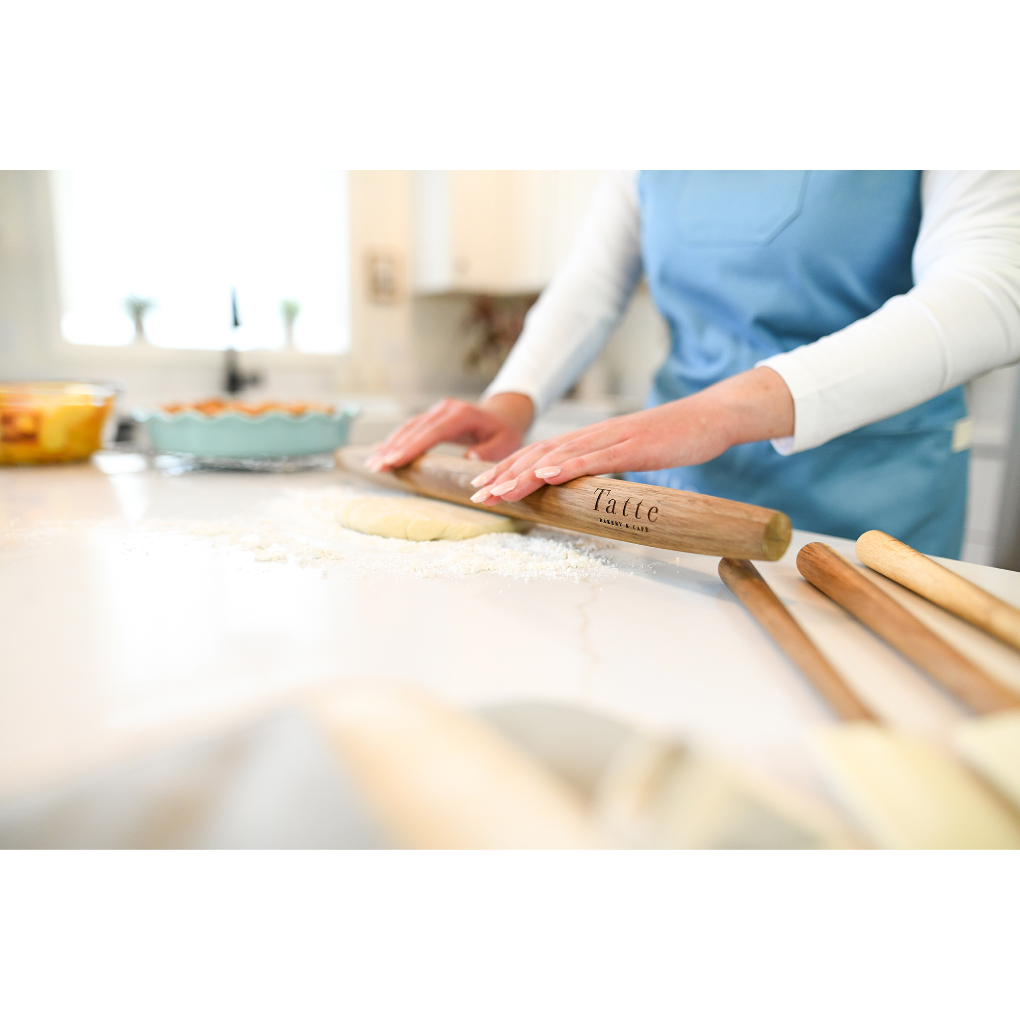 La Cuisine™ French Rolling Pin with Storage Bag 4