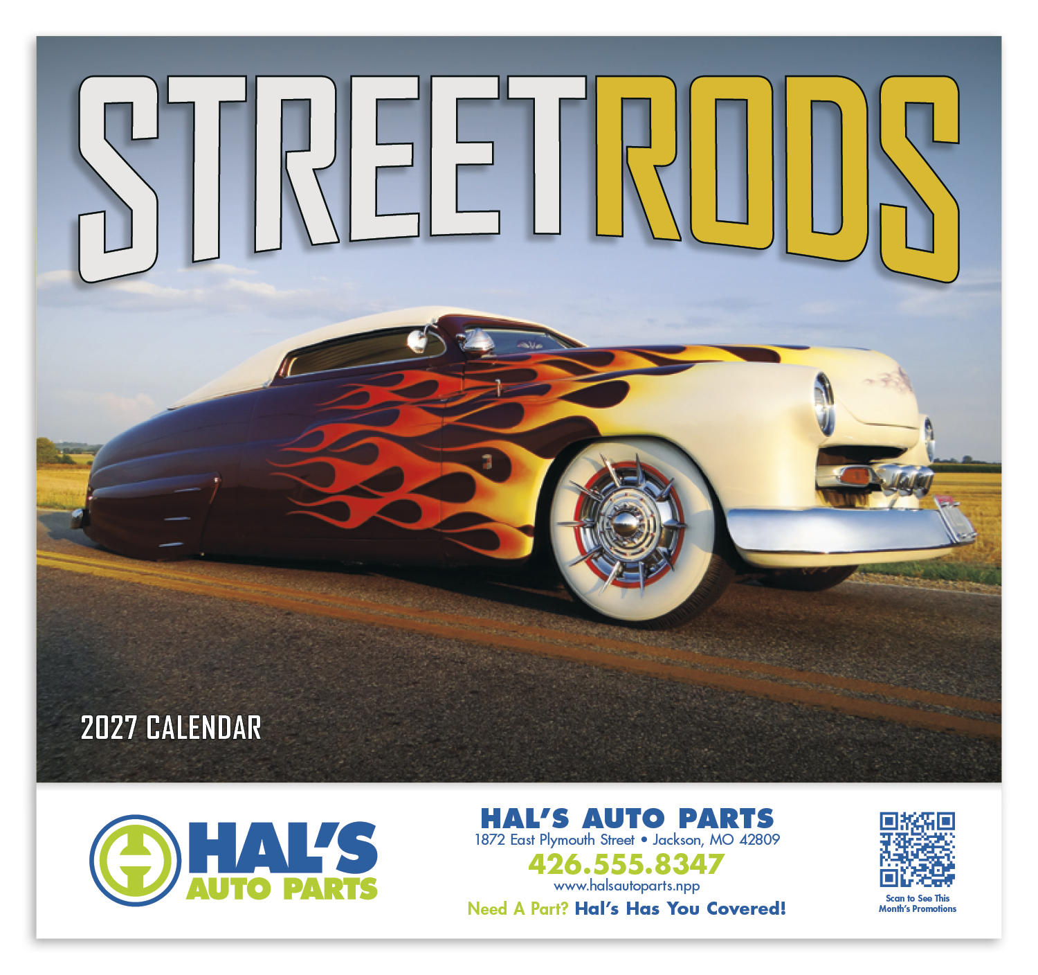 HotLine® Products Street Rod Fever Appointment Calendar - Stapled 65
