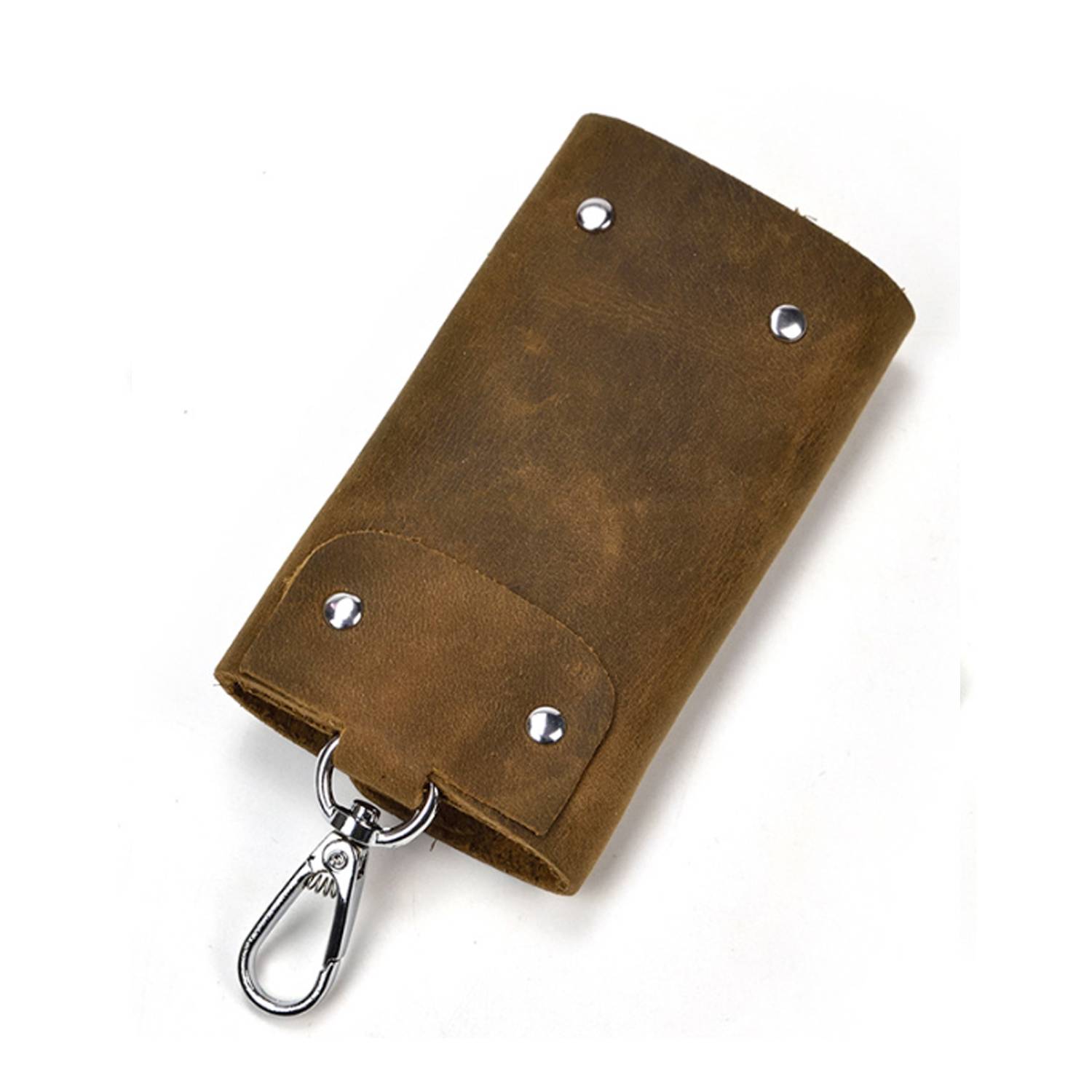 Genuine Crazy Horse Leatehr Key Wallet Case Holder 5